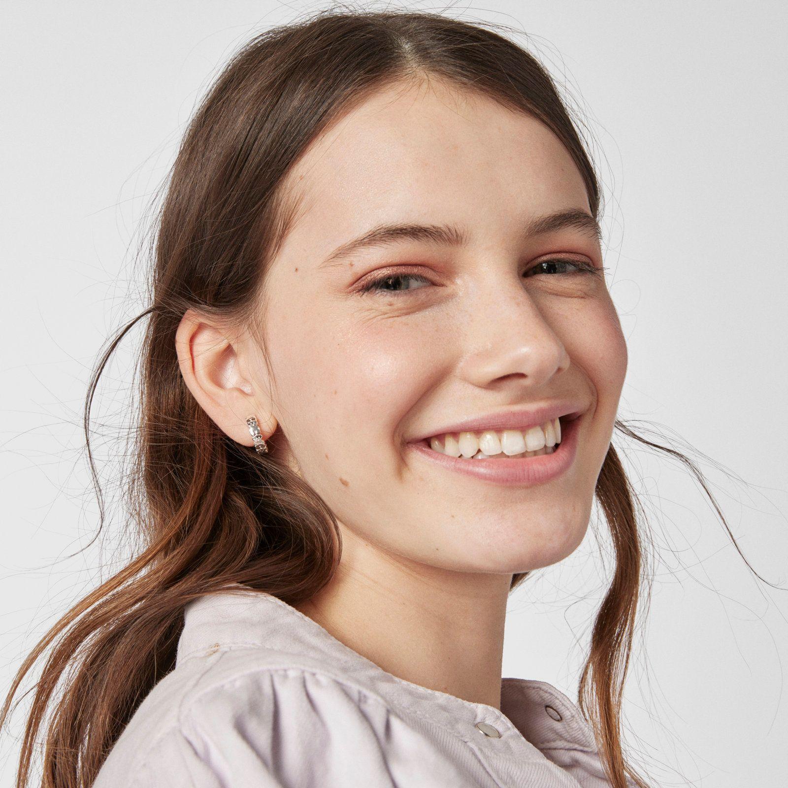 Pendientes aro de plata Puppies-6