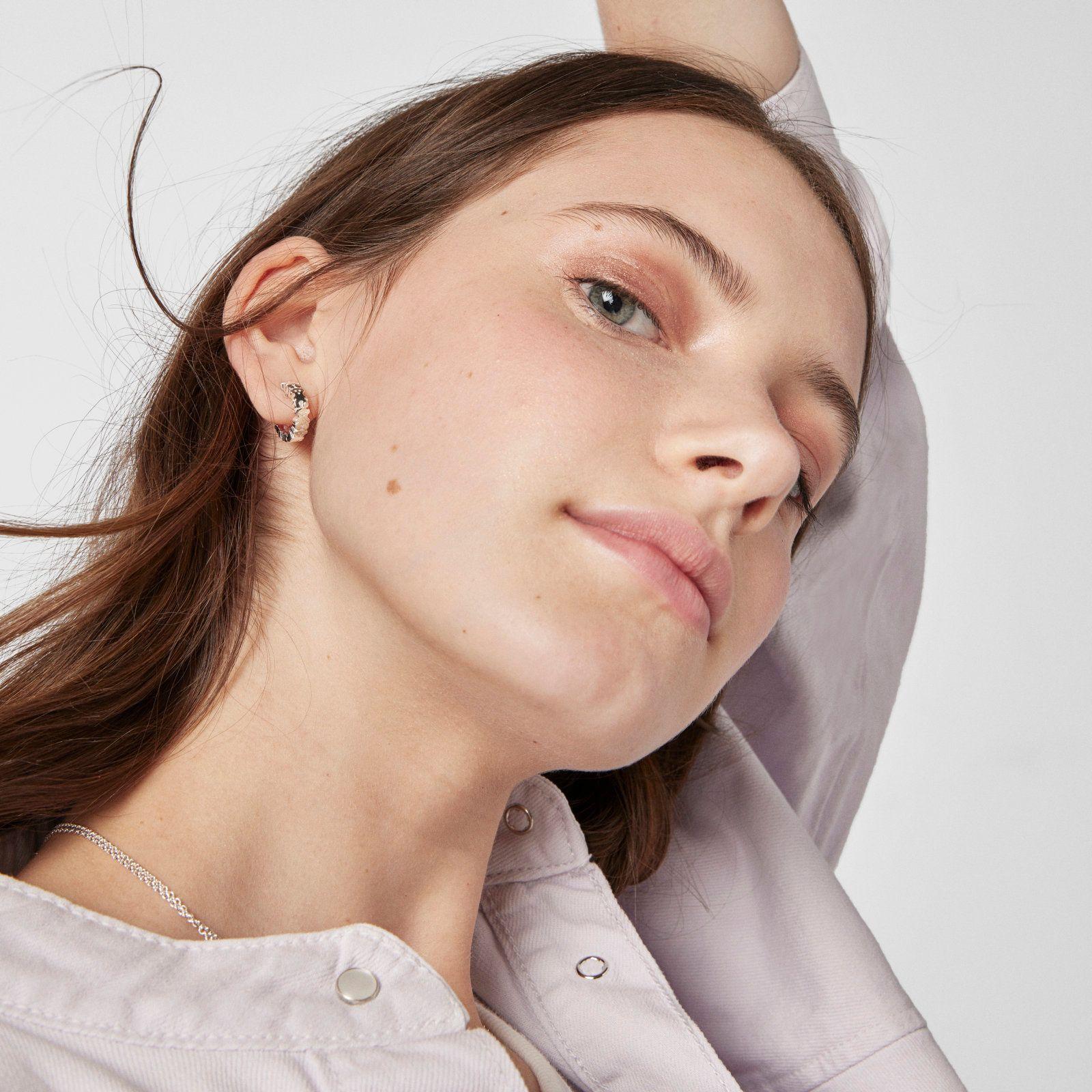 Pendientes aro de plata Puppies-7