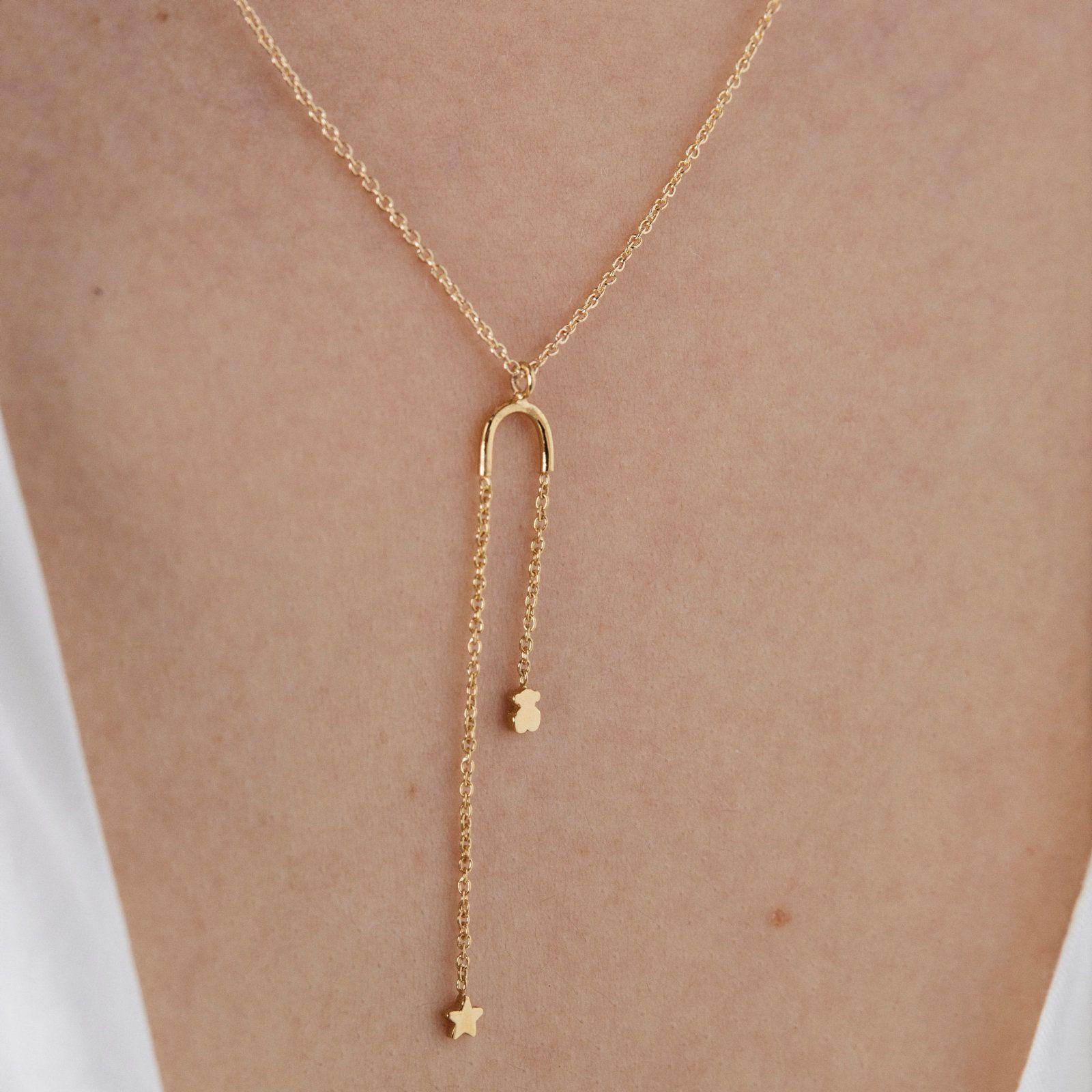 Collar de oro con motivos oso y estrella TOUS Cool Joy-5