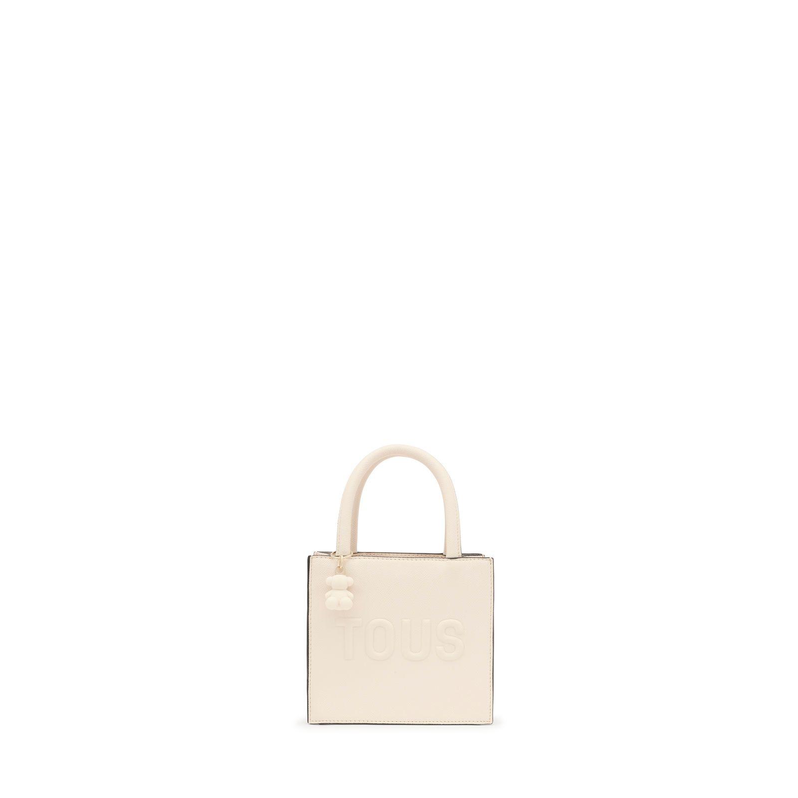 Bolso mini cube beige TOUS Brenda-3