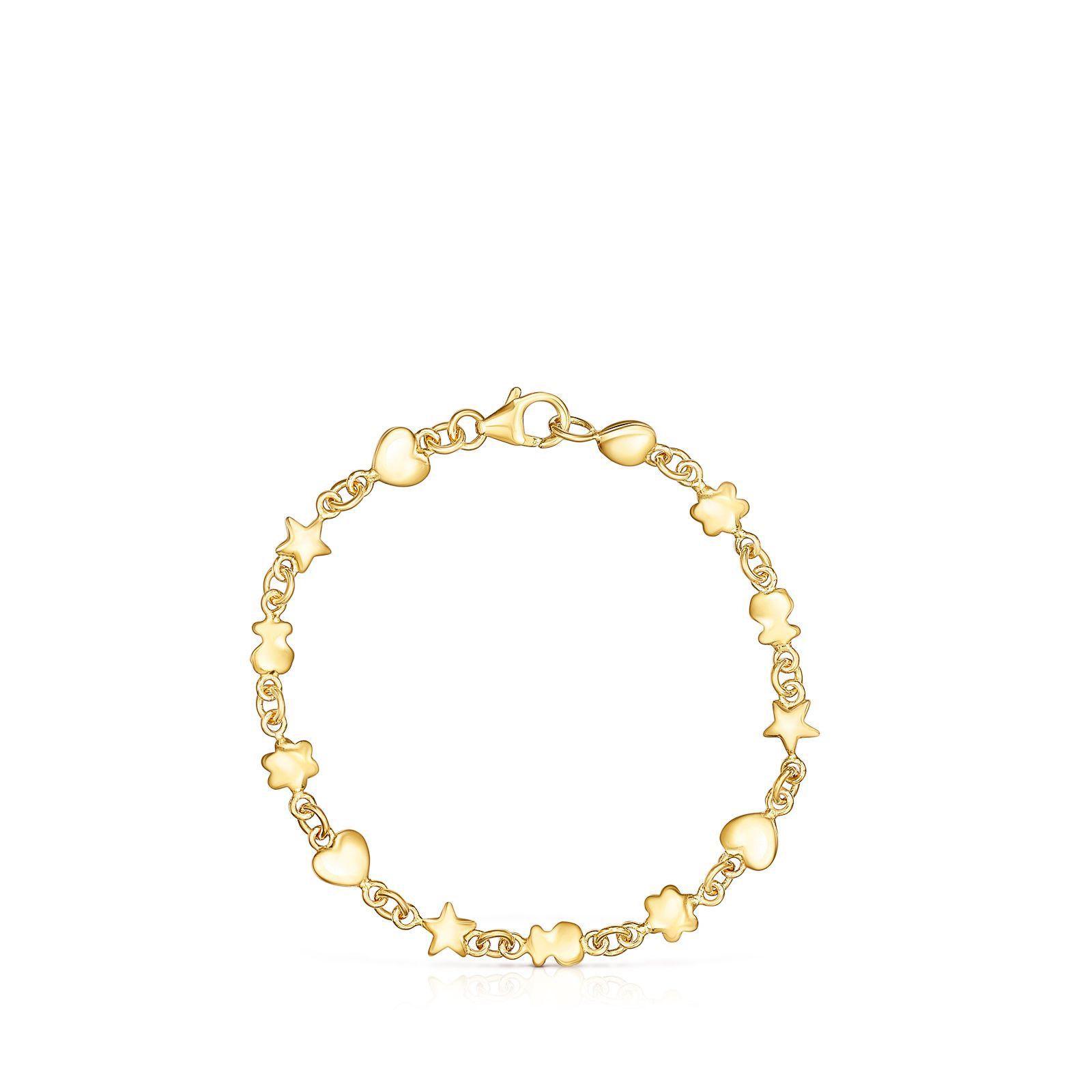 Pulsera Mini Icons de plata vermeil-2
