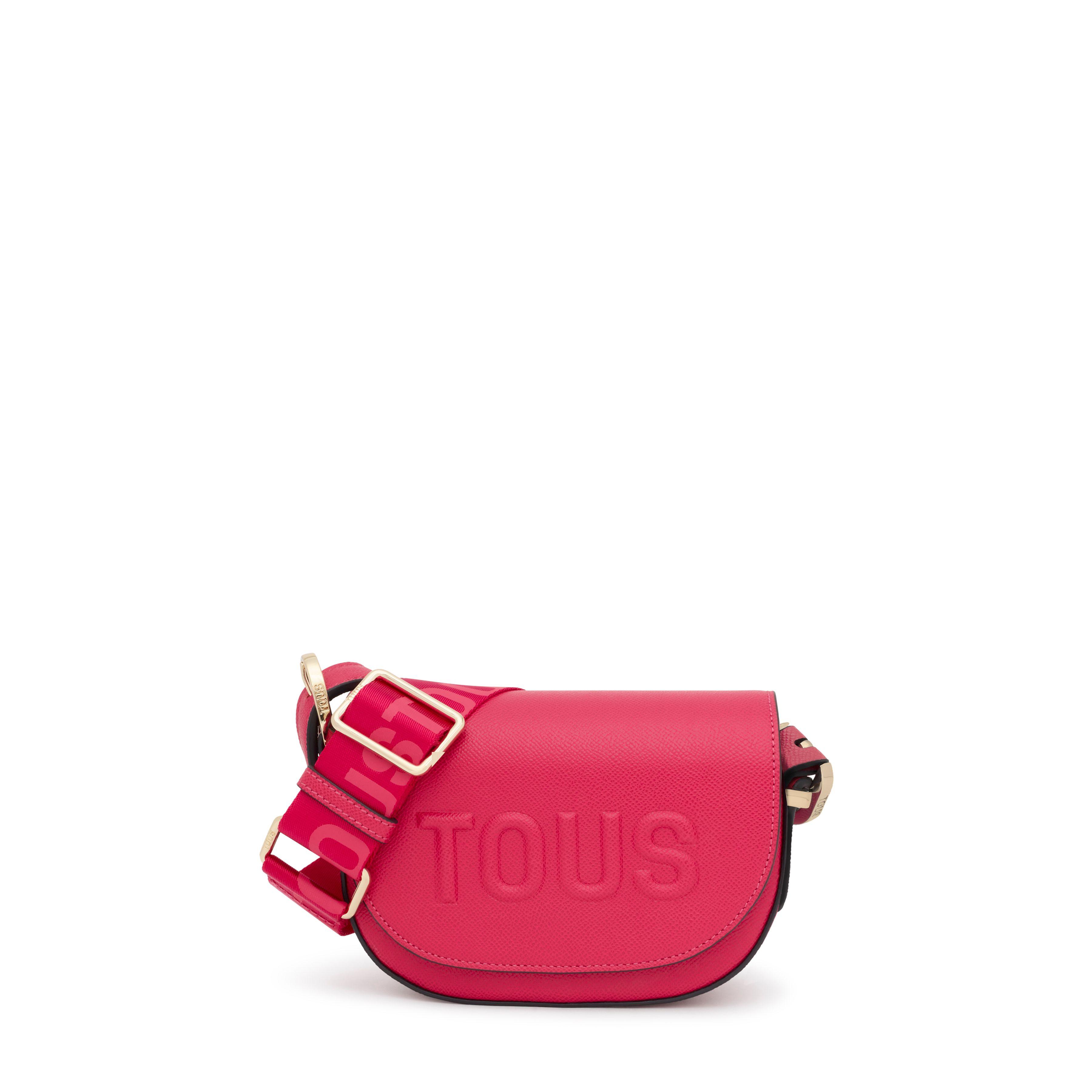 Mini bandolera medialuna fucsia TOUS Brenda-0