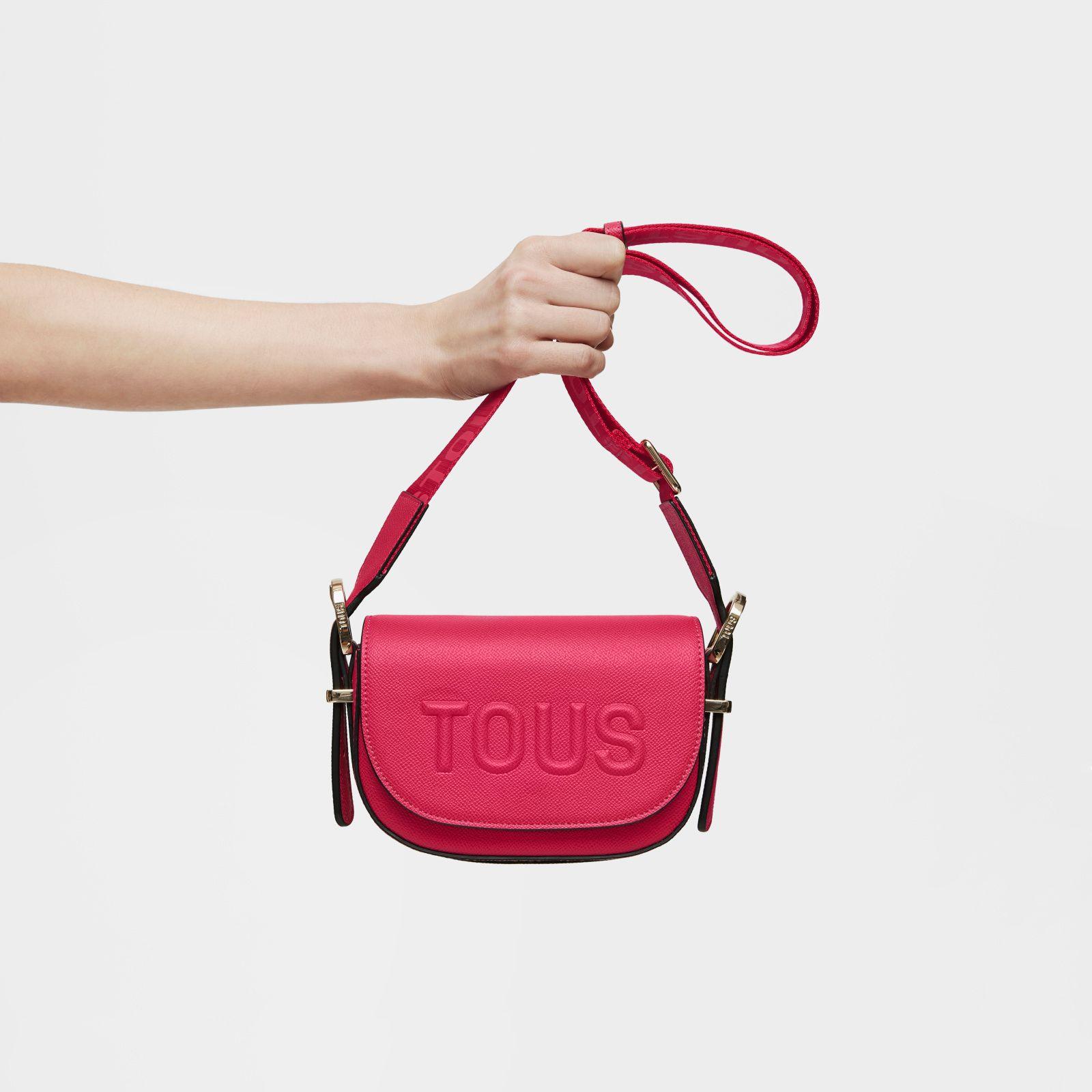 Mini bandolera medialuna fucsia TOUS Brenda-6