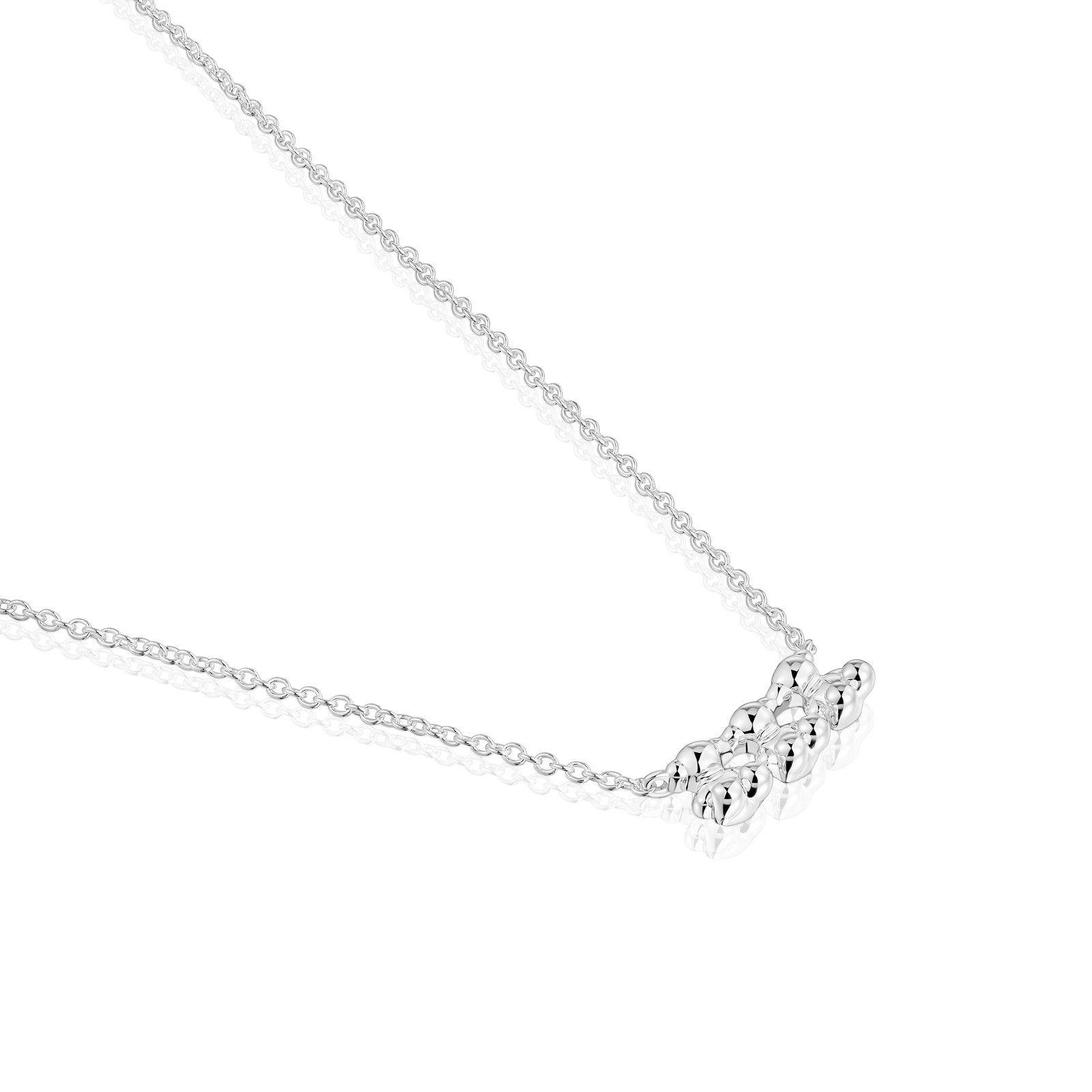Gargantilla de plata y detalle Bold Bear-2