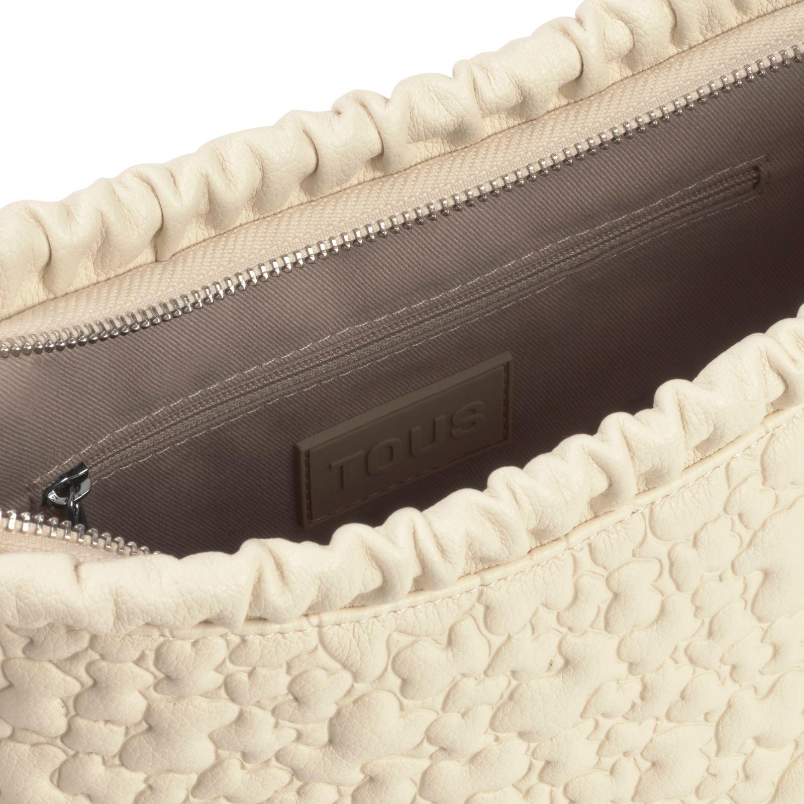 Bandolera mediana beige TOUS Puffy Bear-2