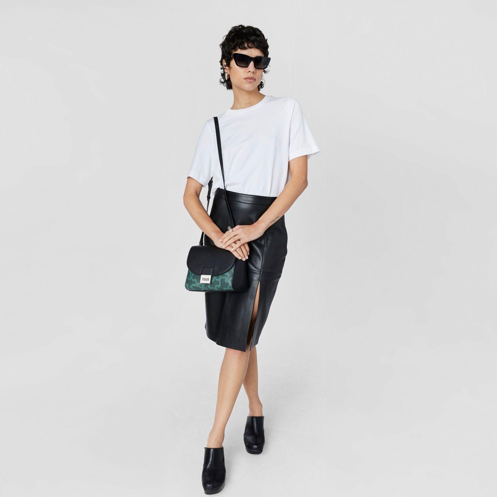 Bandolera pequeña verde Kaos Pix Tous-3