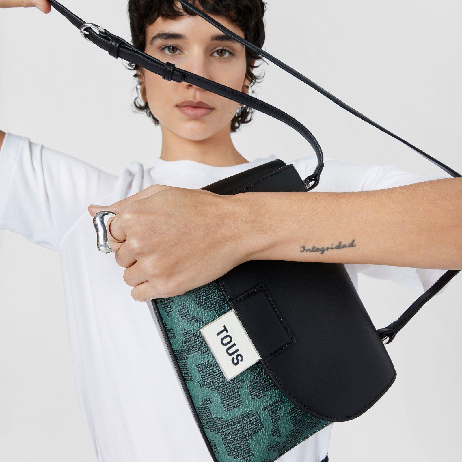 Bandolera pequeña verde Kaos Pix Tous-4