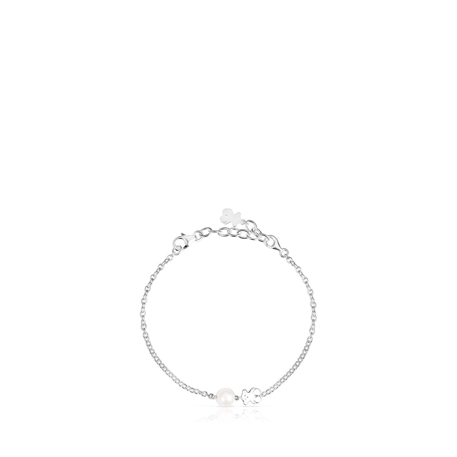 Alargador Tous de pulsera  Basics de Plata-1