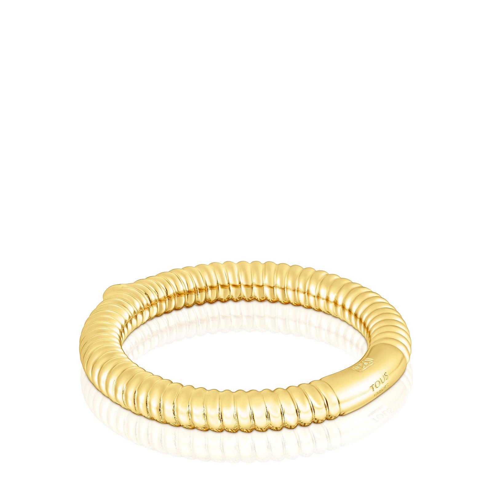 Anillo motivo oso de plata vermeil Lure Tous-2