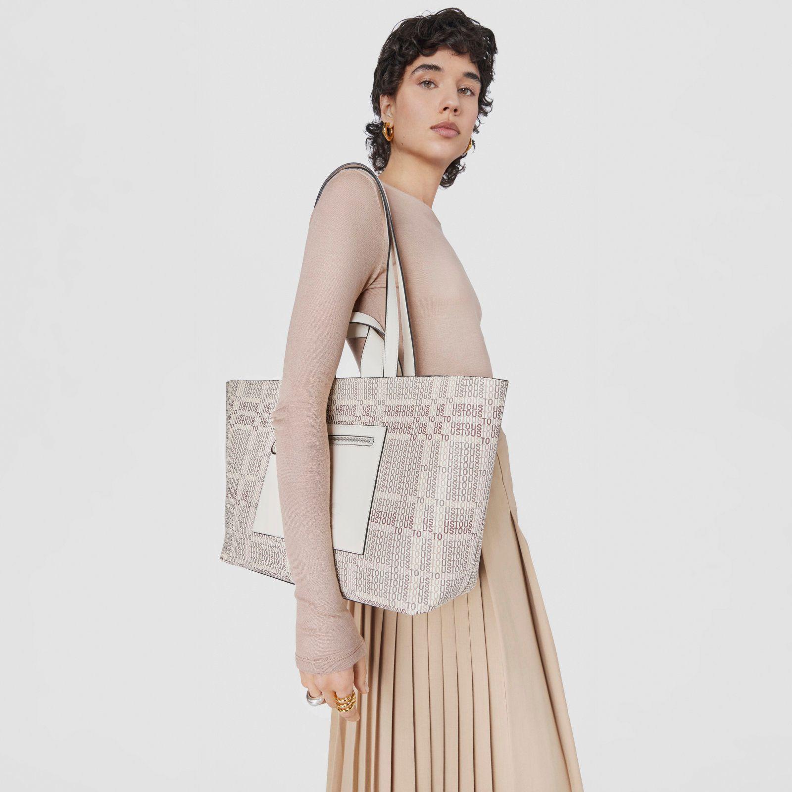 Capazo mediano beige TOUS Cecilia-3