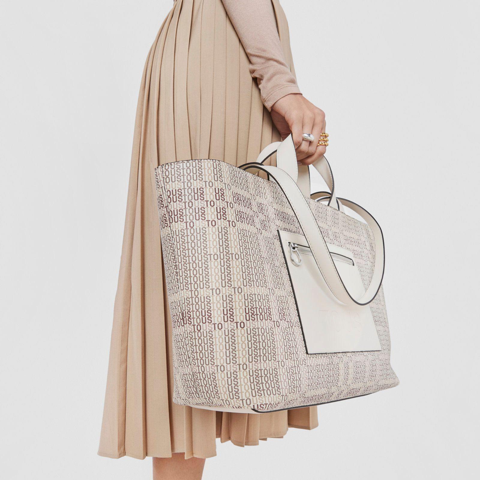 Capazo mediano beige TOUS Cecilia-6