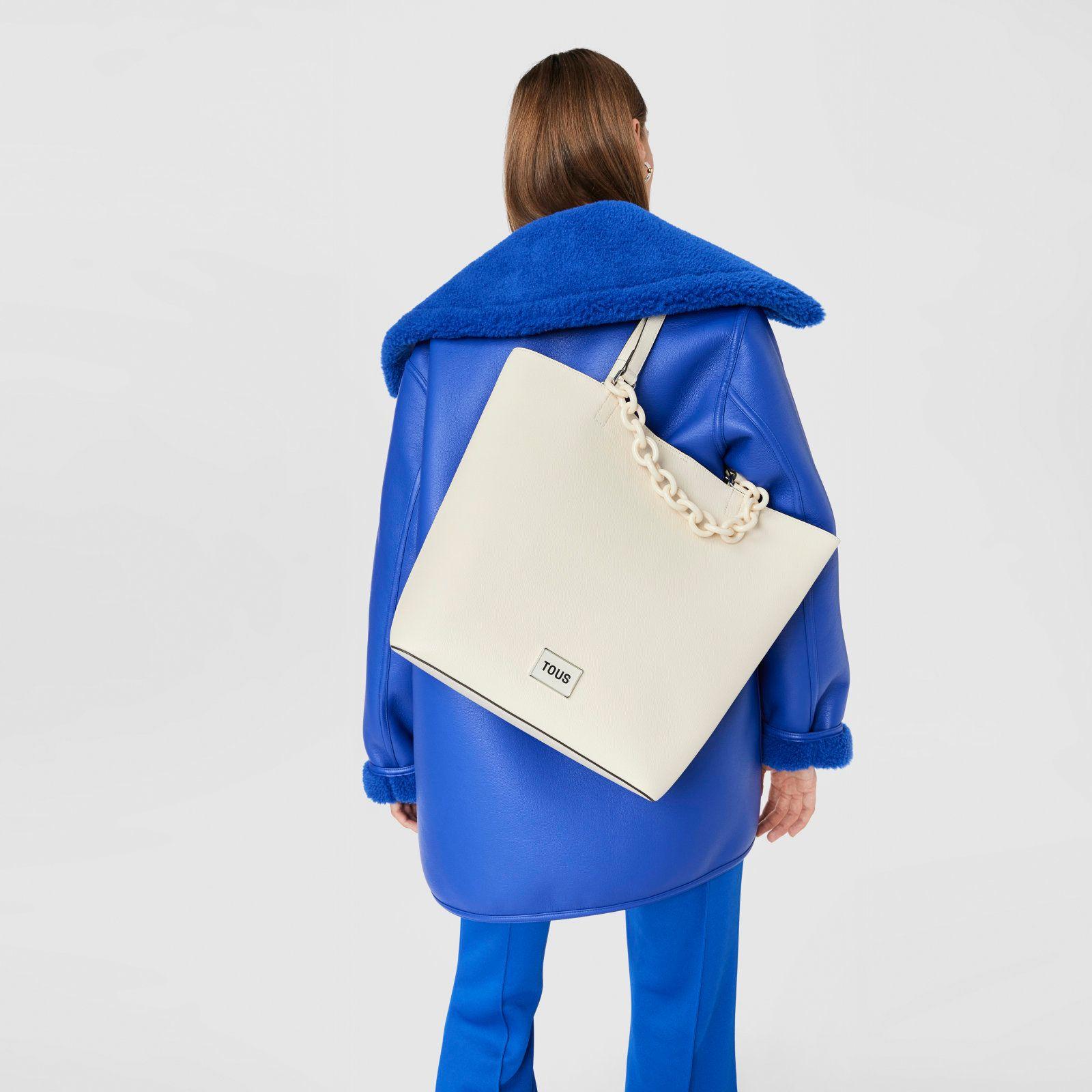 Bolso Shopping grande beige Sylvia Tous-6