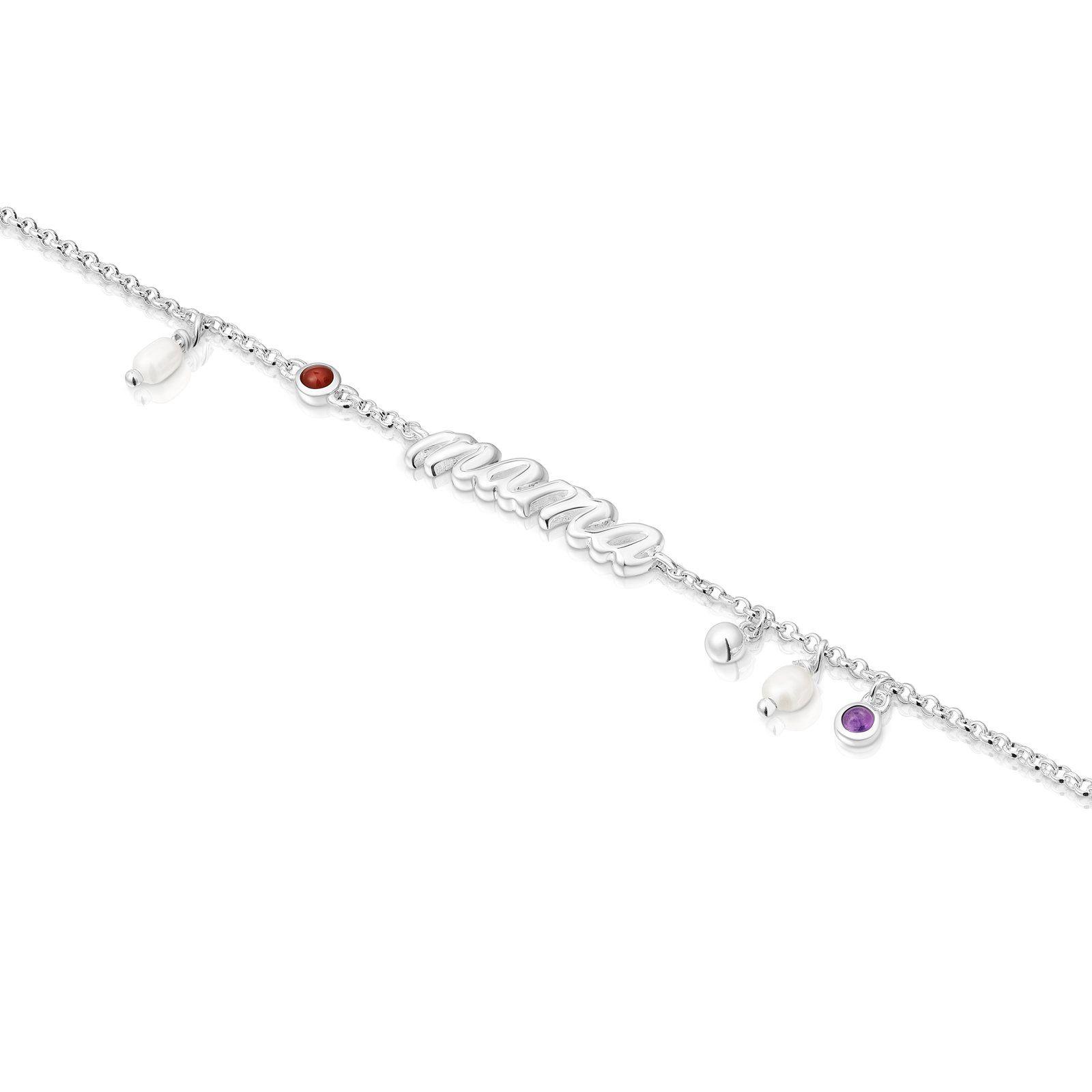 Pulsera Mama de plata, perlas cultivadas y gemas TOUS Mama-2
