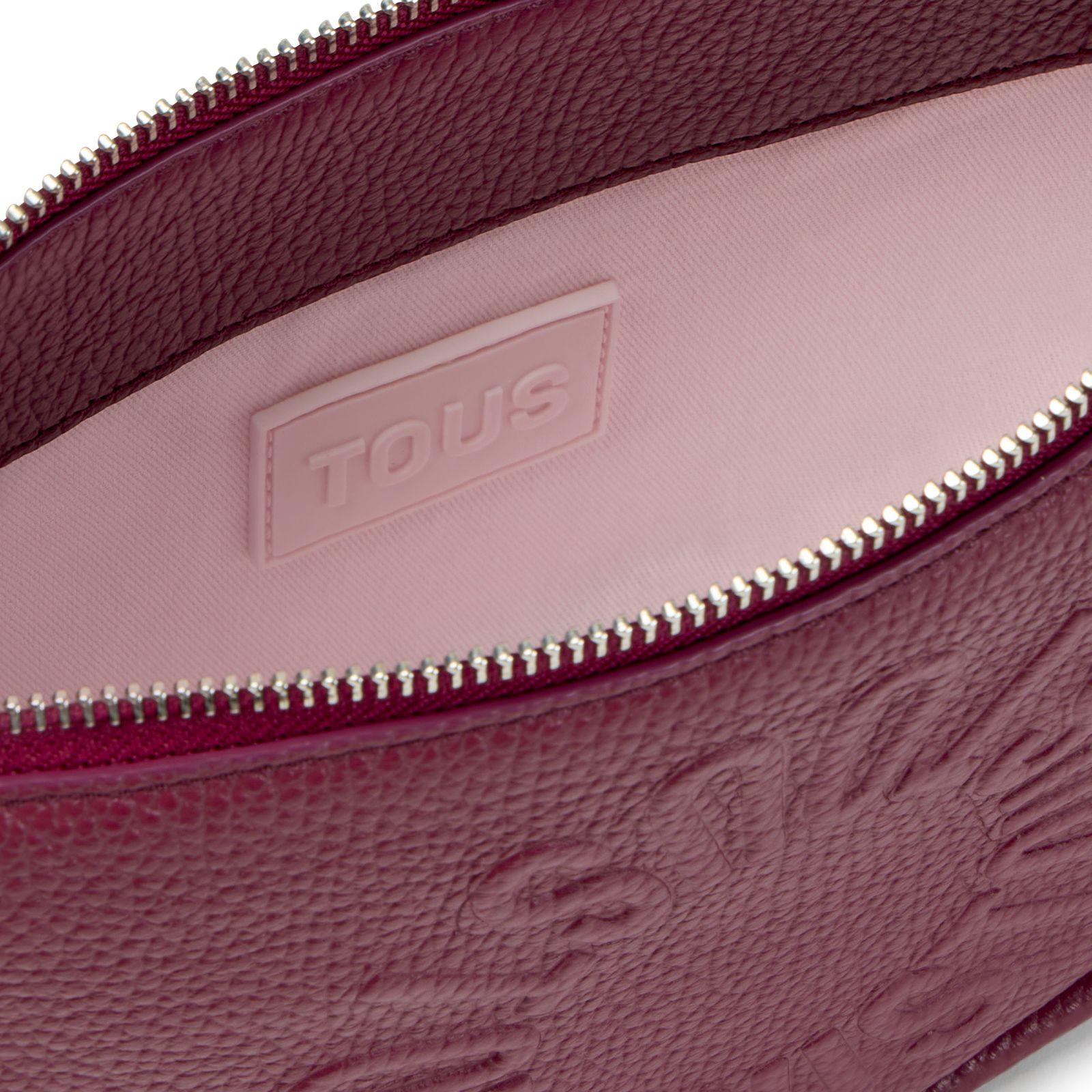 Bandolera mediana de piel burdeos TOUS Miranda-2