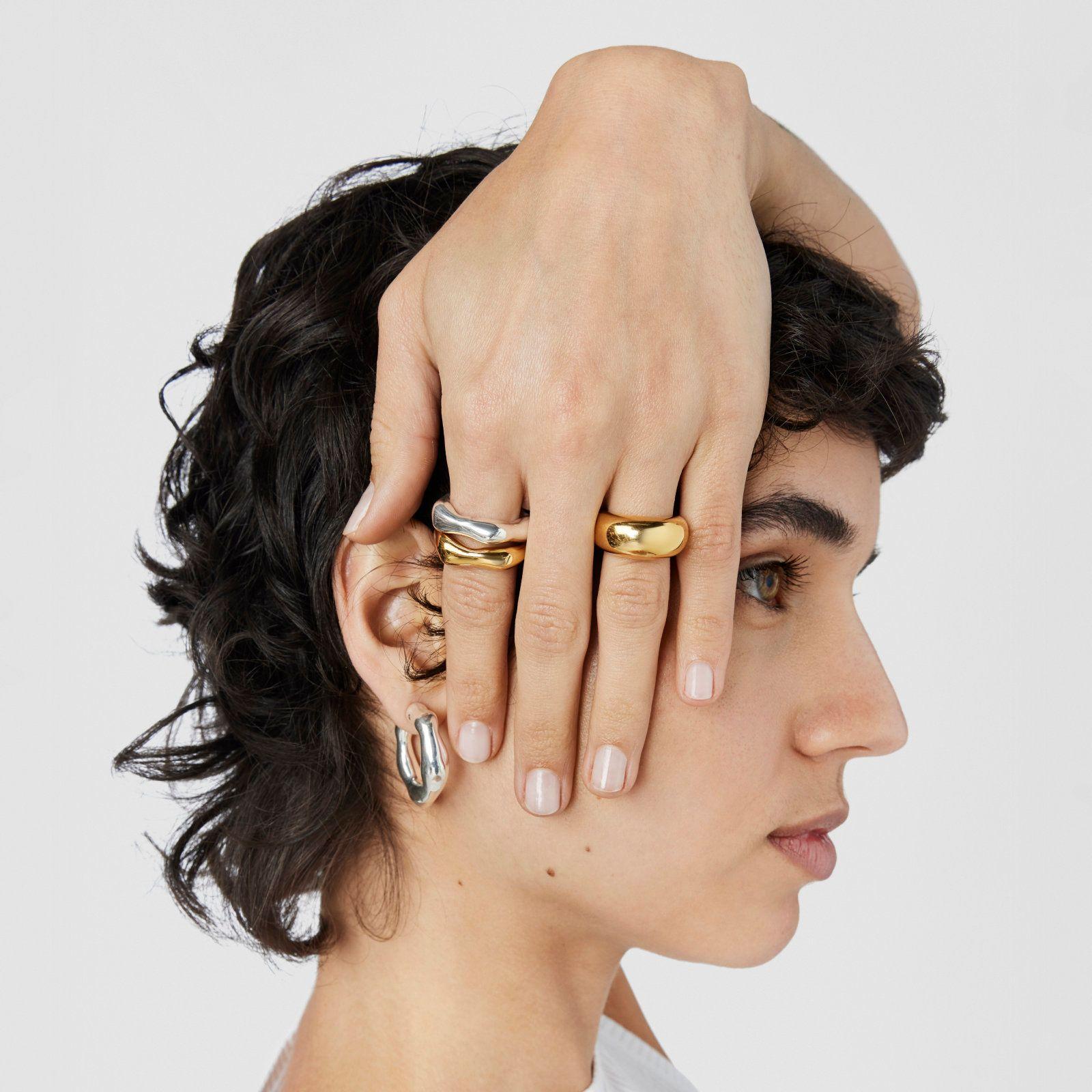 Anillo abierto de plata Tabit Tous-4