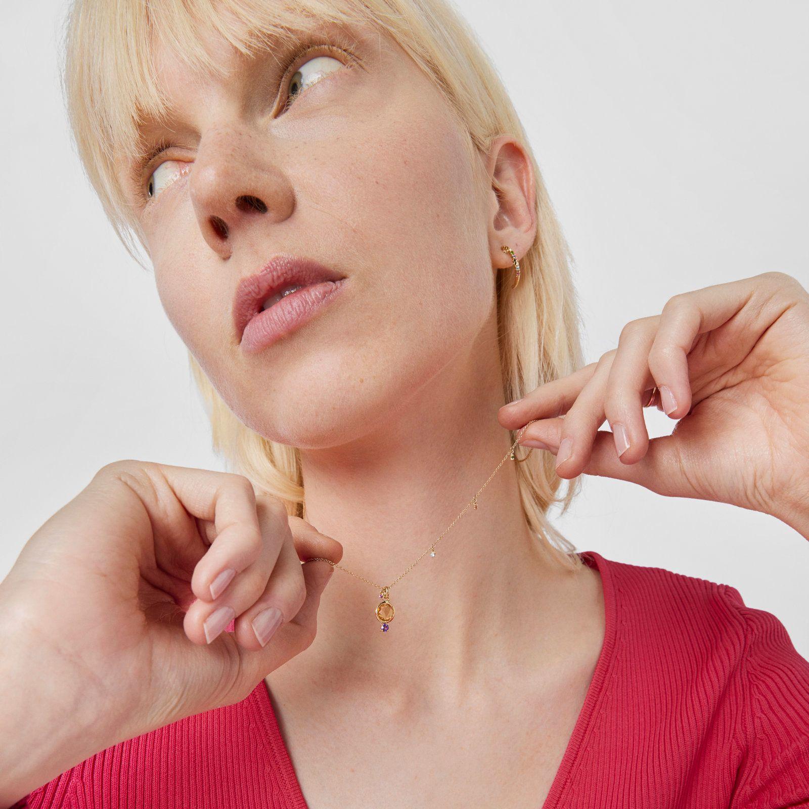 Collar de oro con citrino y gemas Virtual Garden Tous-3