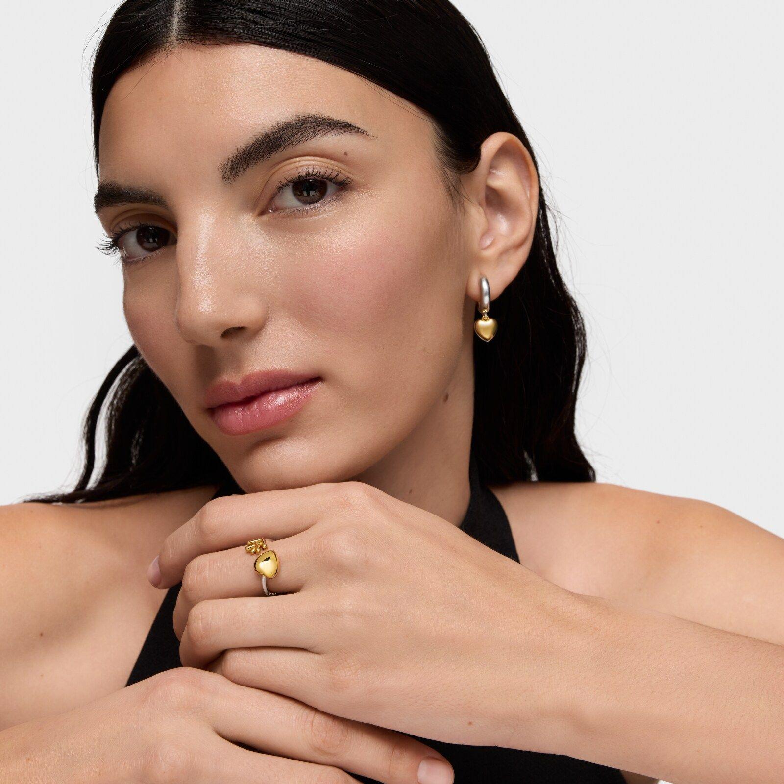 Anillo abierto bicolor TOUS Flechazo-3