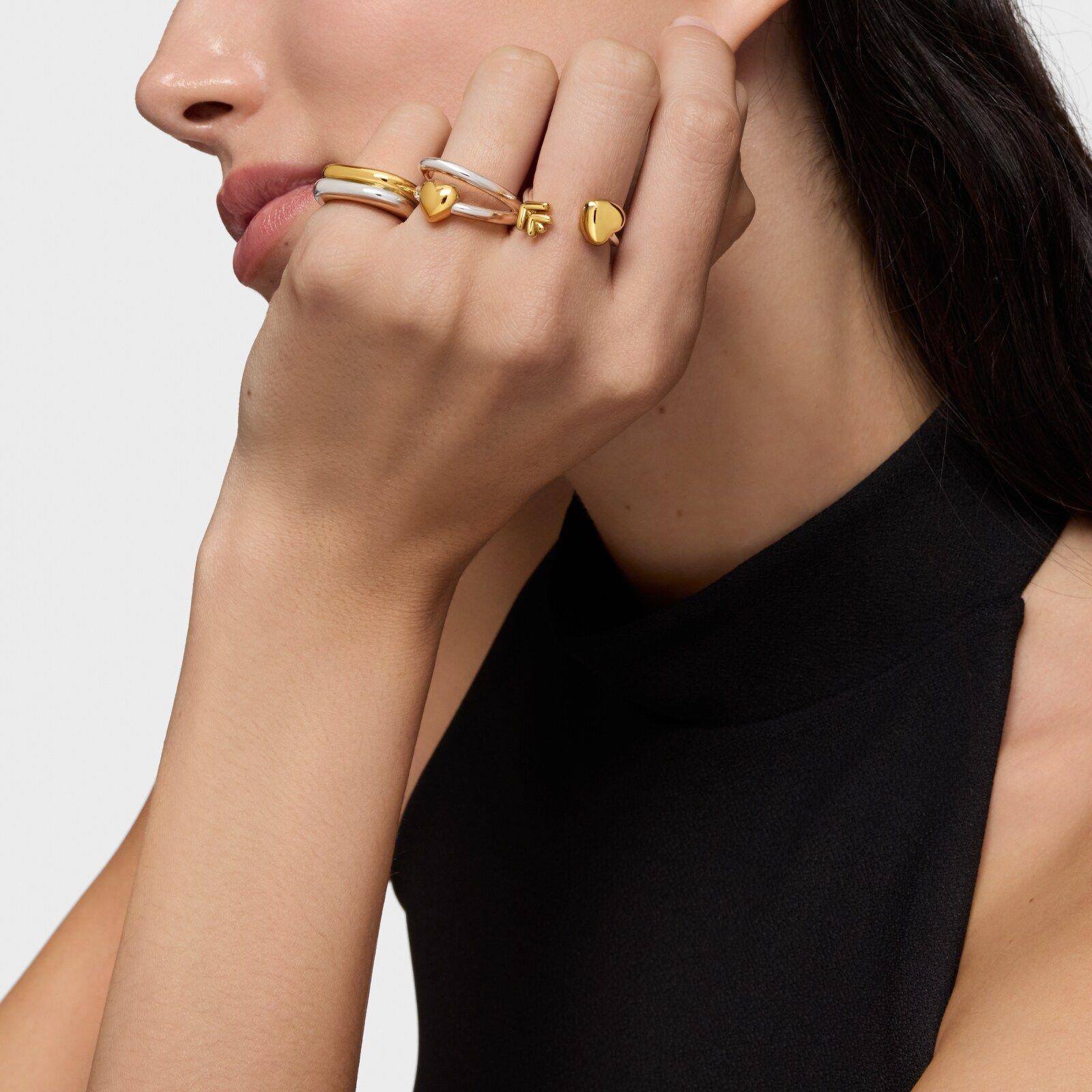 Anillo abierto bicolor TOUS Flechazo-4