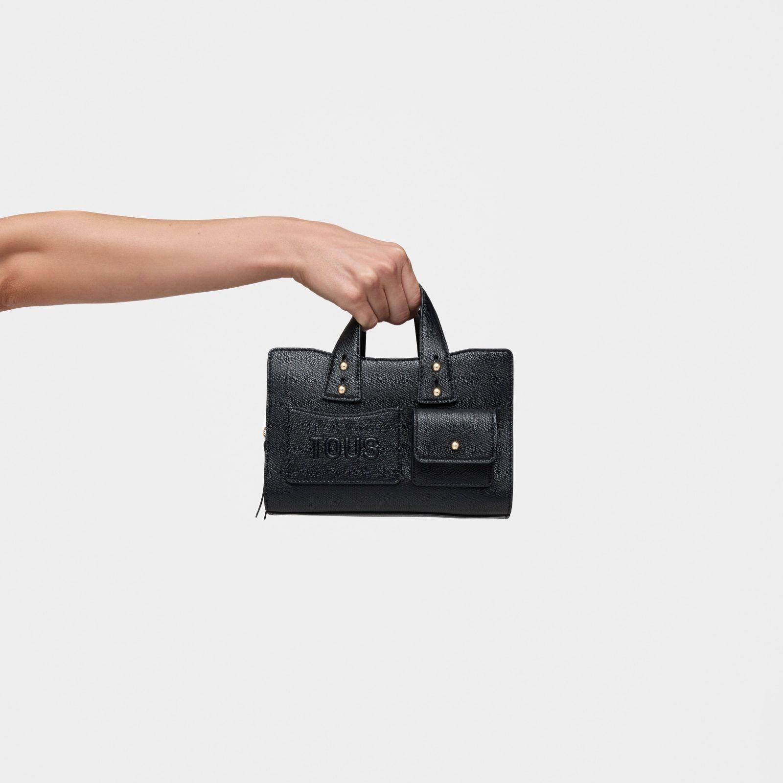 Bowling pequeño negro TOUS Back to basics-5