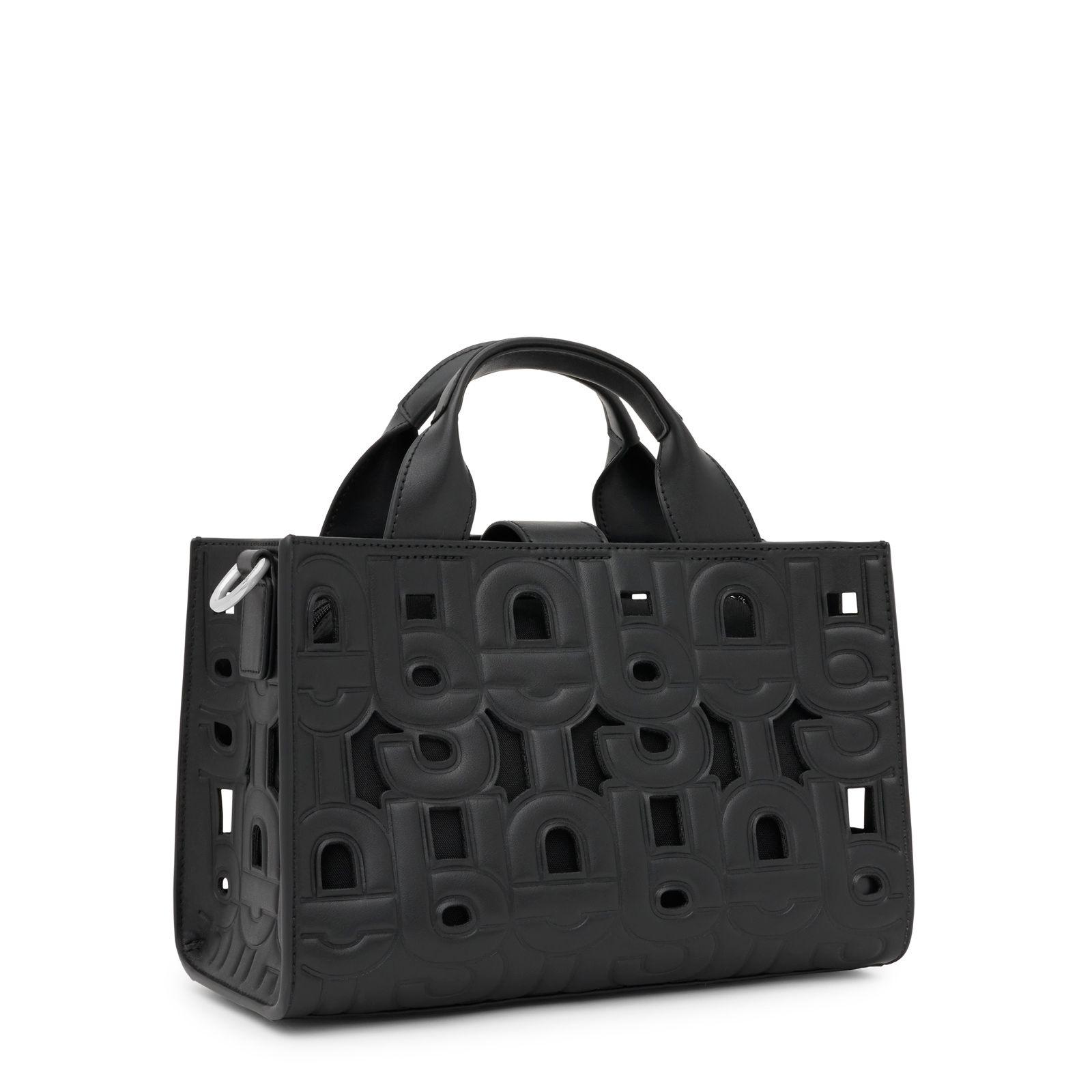 Shopper mediano Amaya negro TOUS MANIFESTO CUT-1