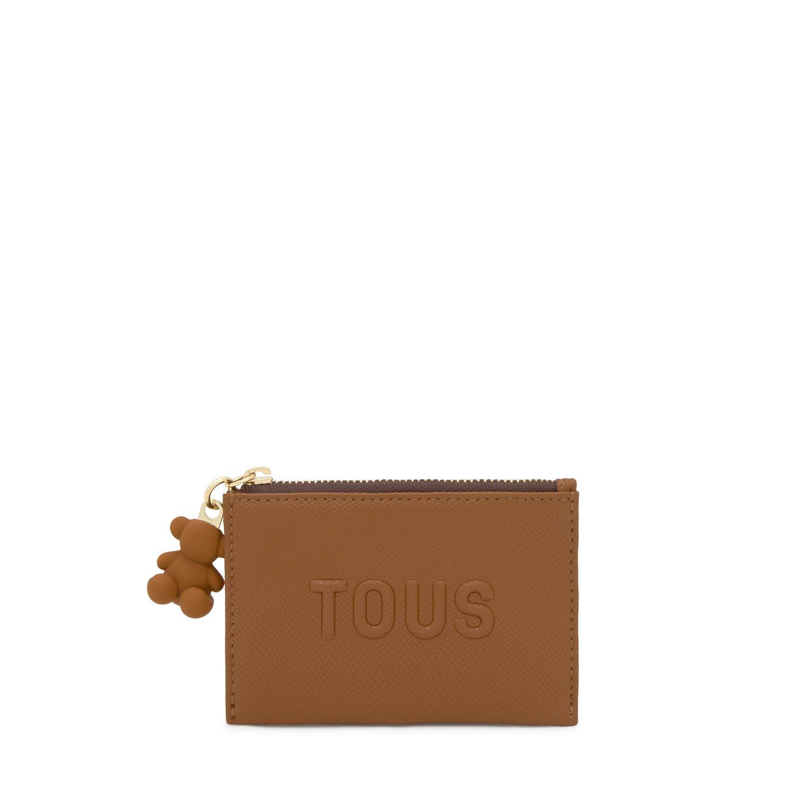 Monedero tarjetero camel TOUS Brenda-0
