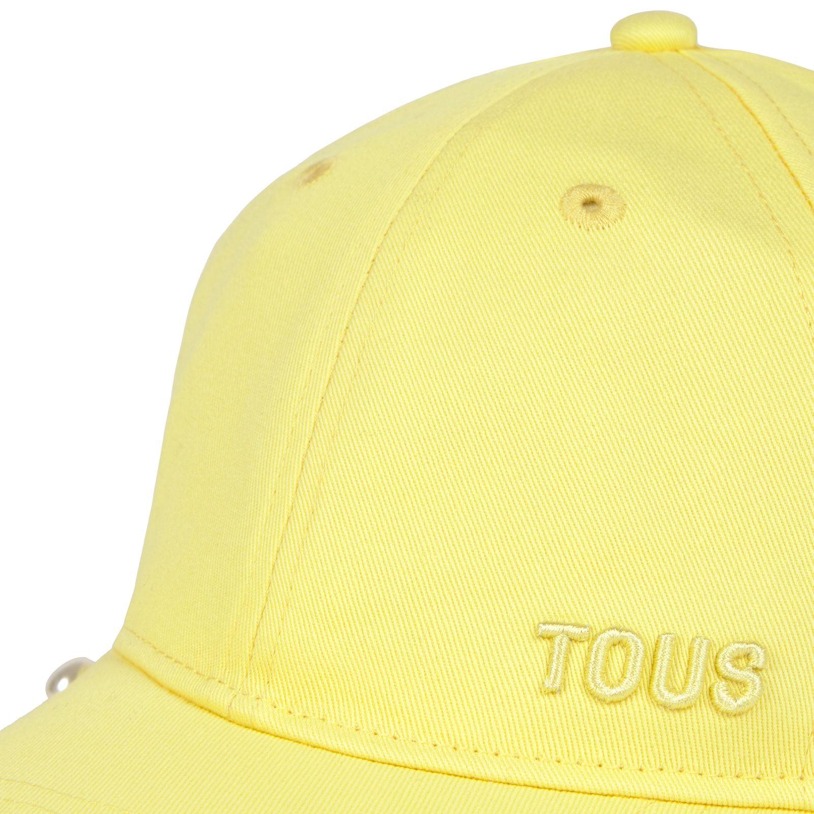 Gorra amarilla TOUS Pearls-1