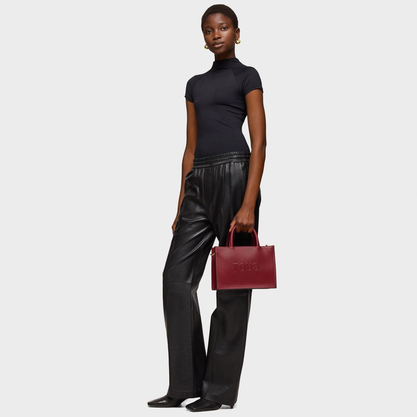 Shopper mediano Amaya granate TOUS Brenda-5