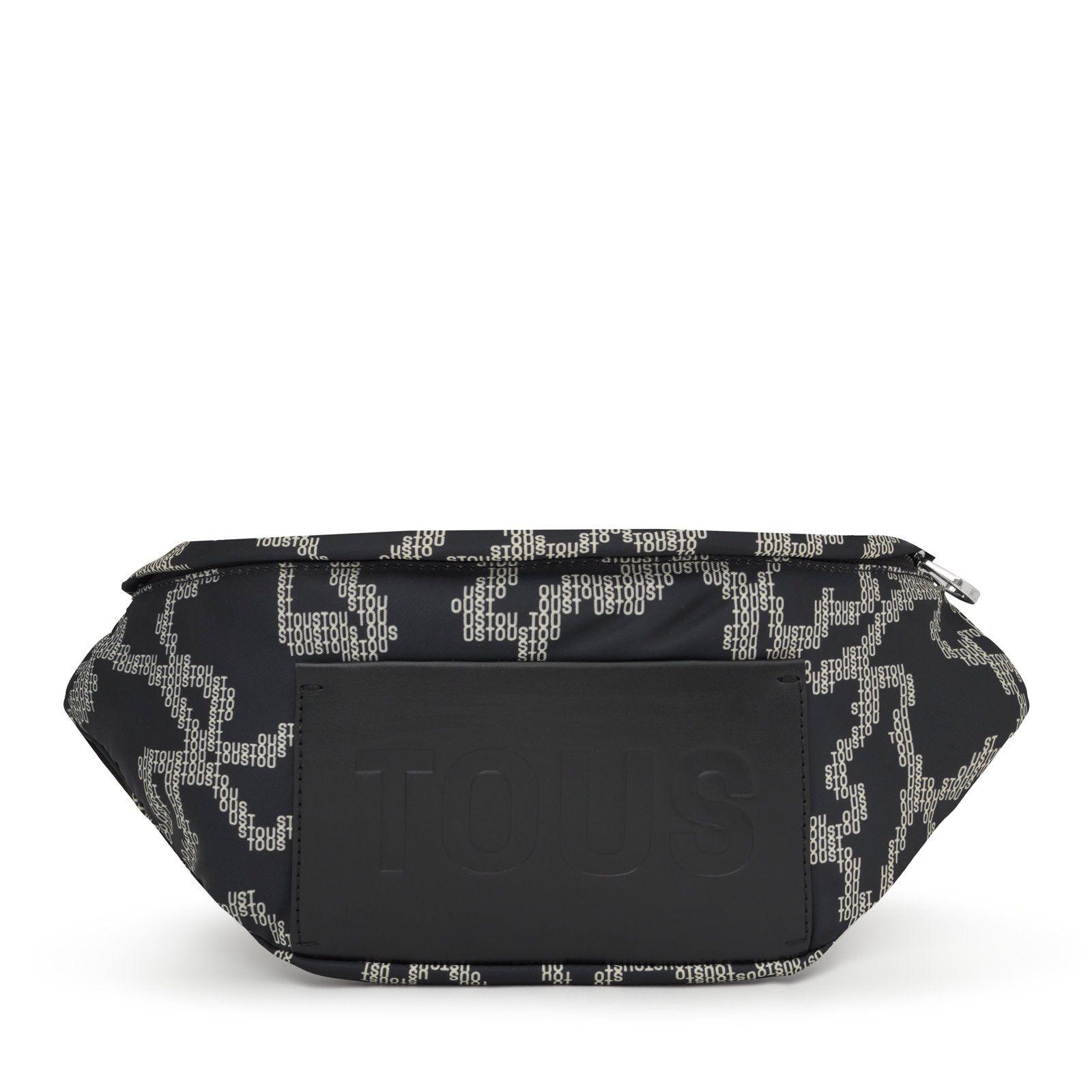 Bolso Riñonera negra Kaos Pix Soft Tous-0