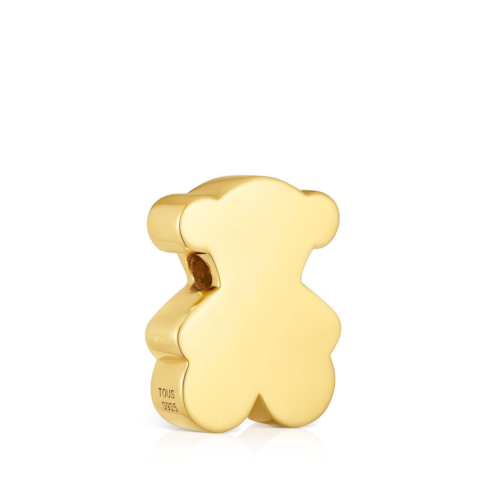 Charm TOUS 1950 oso mediano con baño de oro 18 kt sobre plata-2