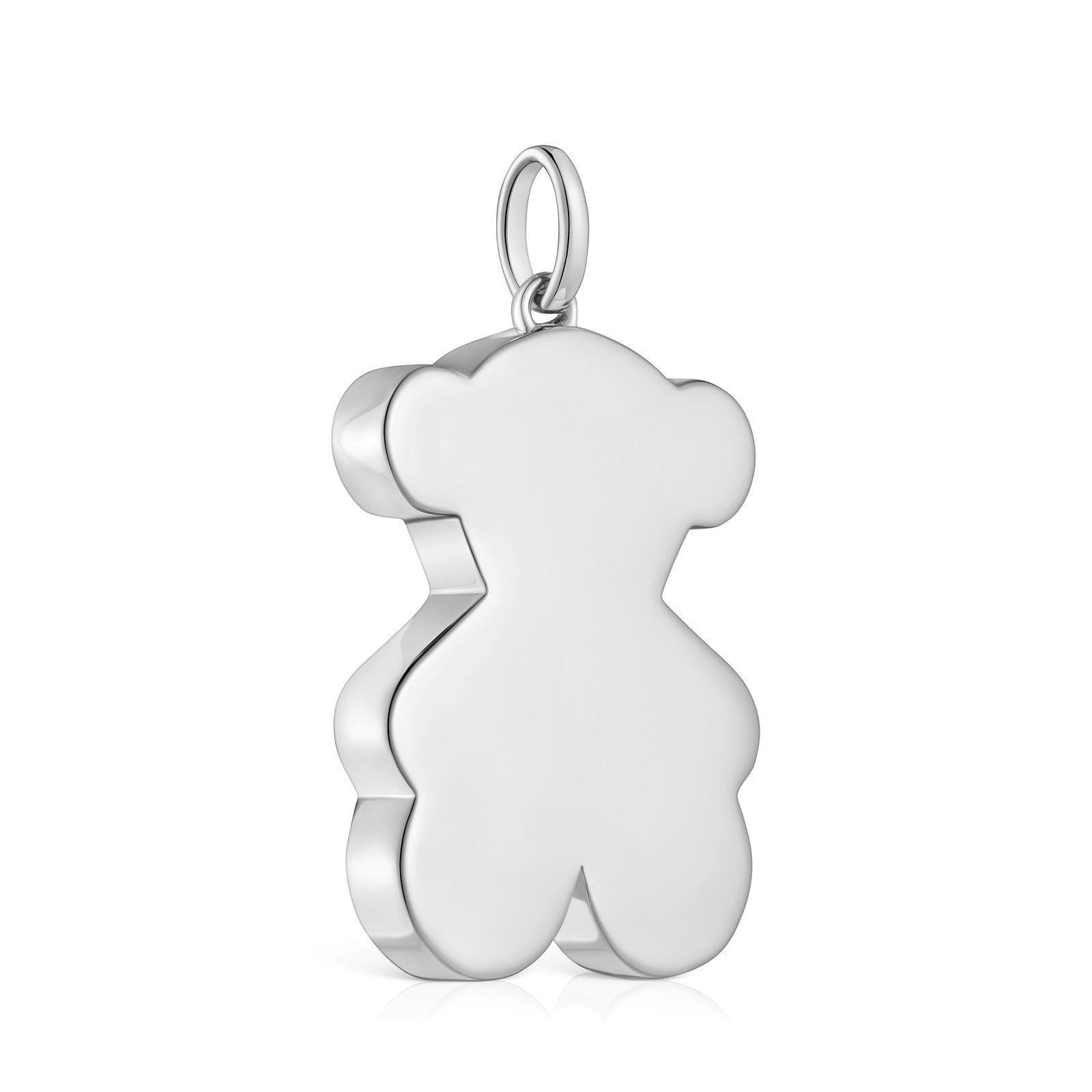 Colgante mediano oso de plata 29 mm Sweet Dolls-1