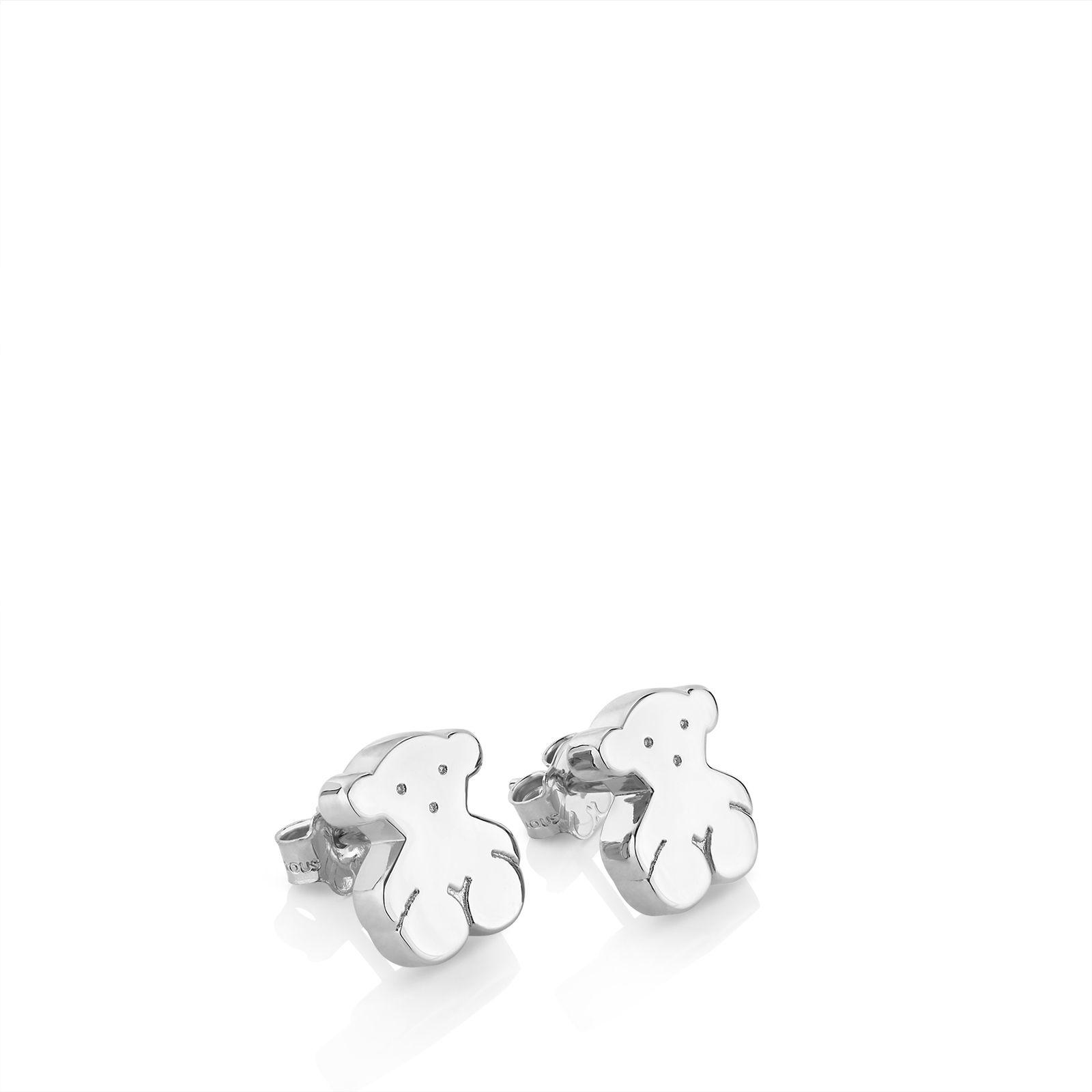 Aros Sweet Dolls oso de plata Tous-2