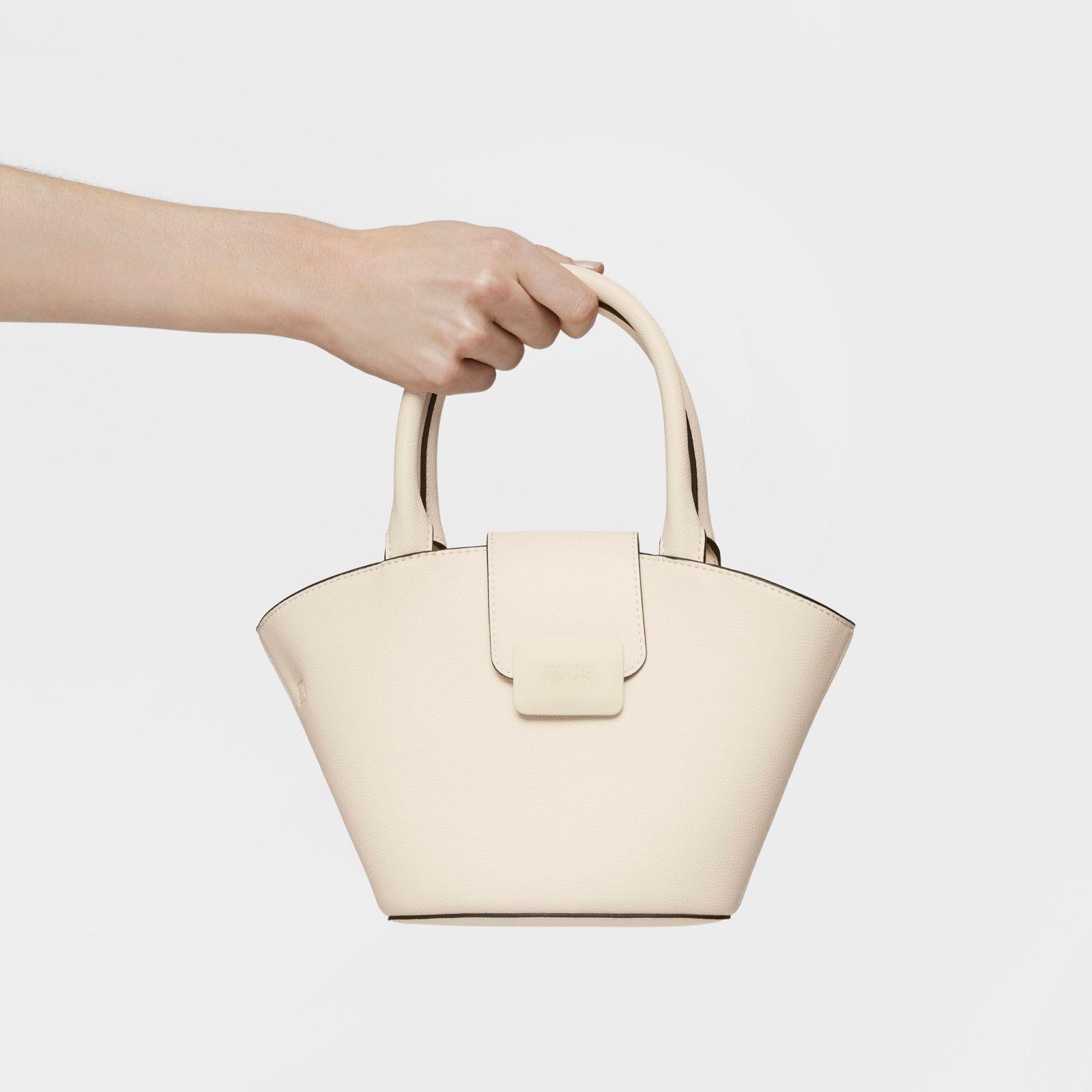 Capazo pequeño beige TOUS Lucia-6