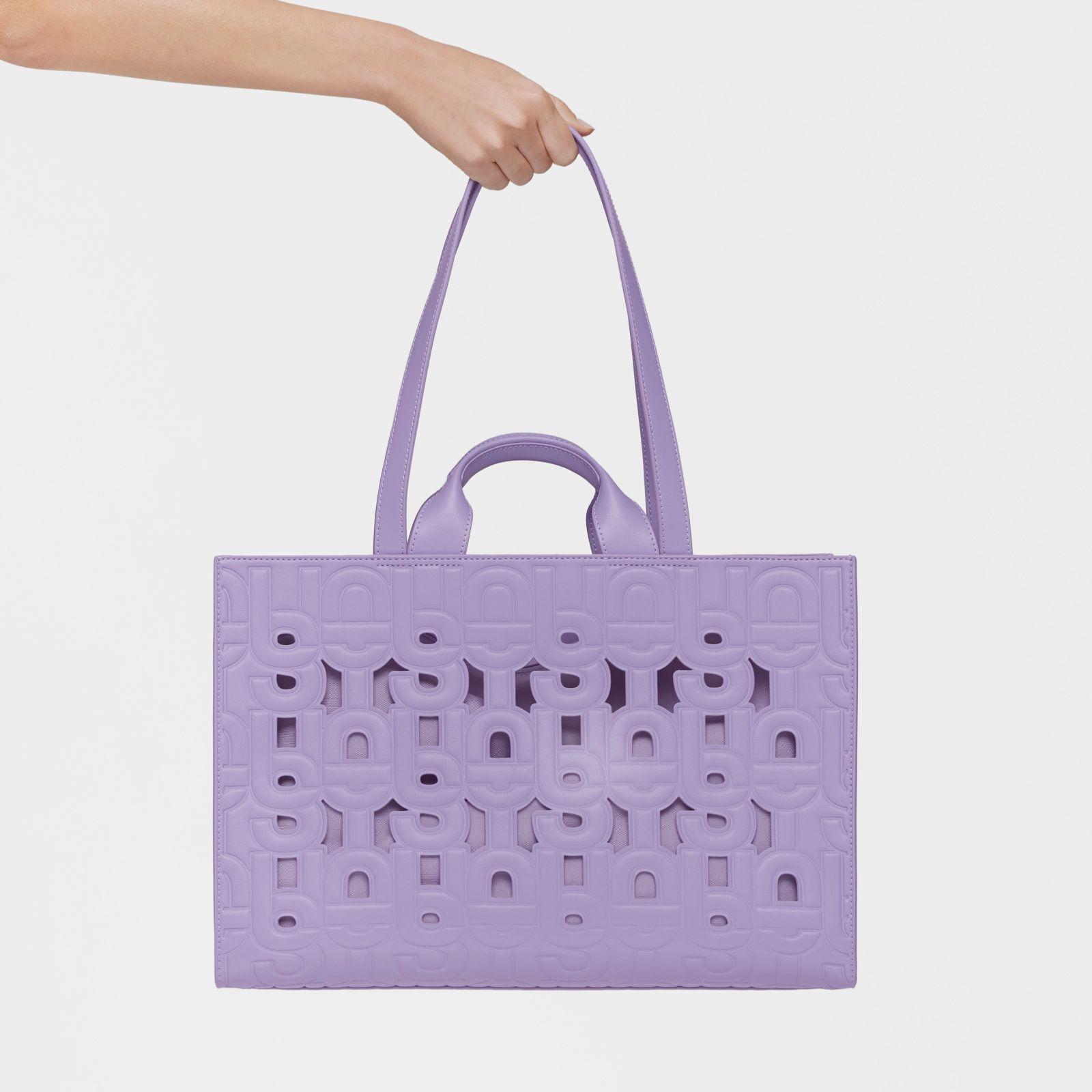 Shopper grande Amaya lila oscuro TOUS MANIFESTO CUT-5