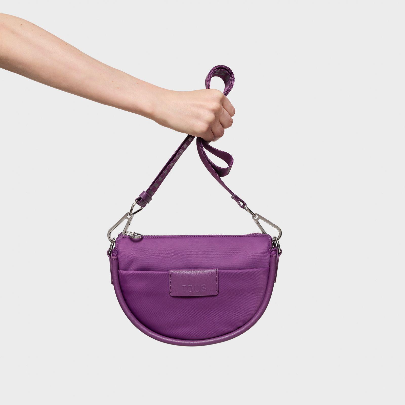 Bandolera mediana morada TOUS Miranda Soft New-3