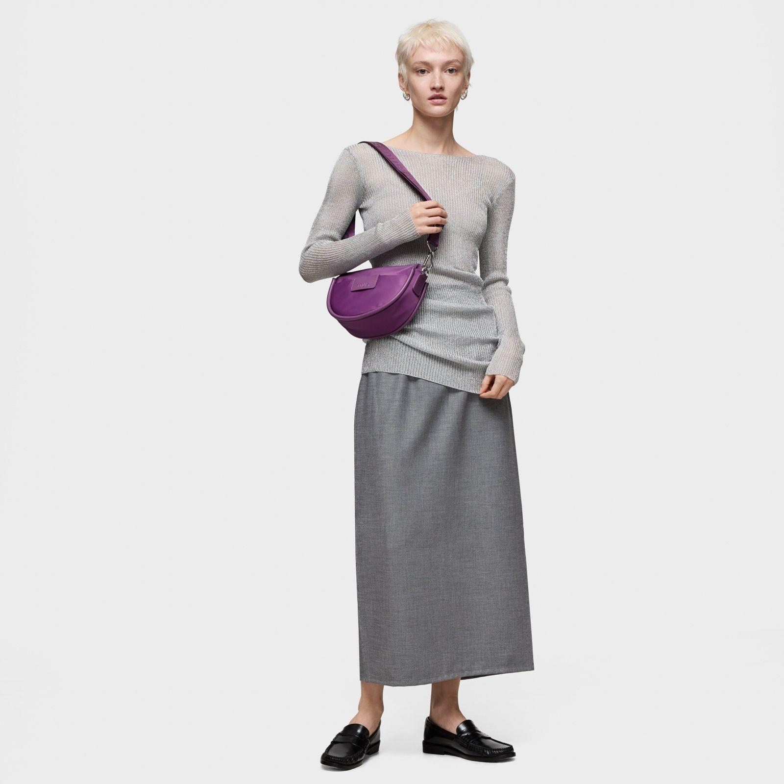 Bandolera mediana morada TOUS Miranda Soft New-4