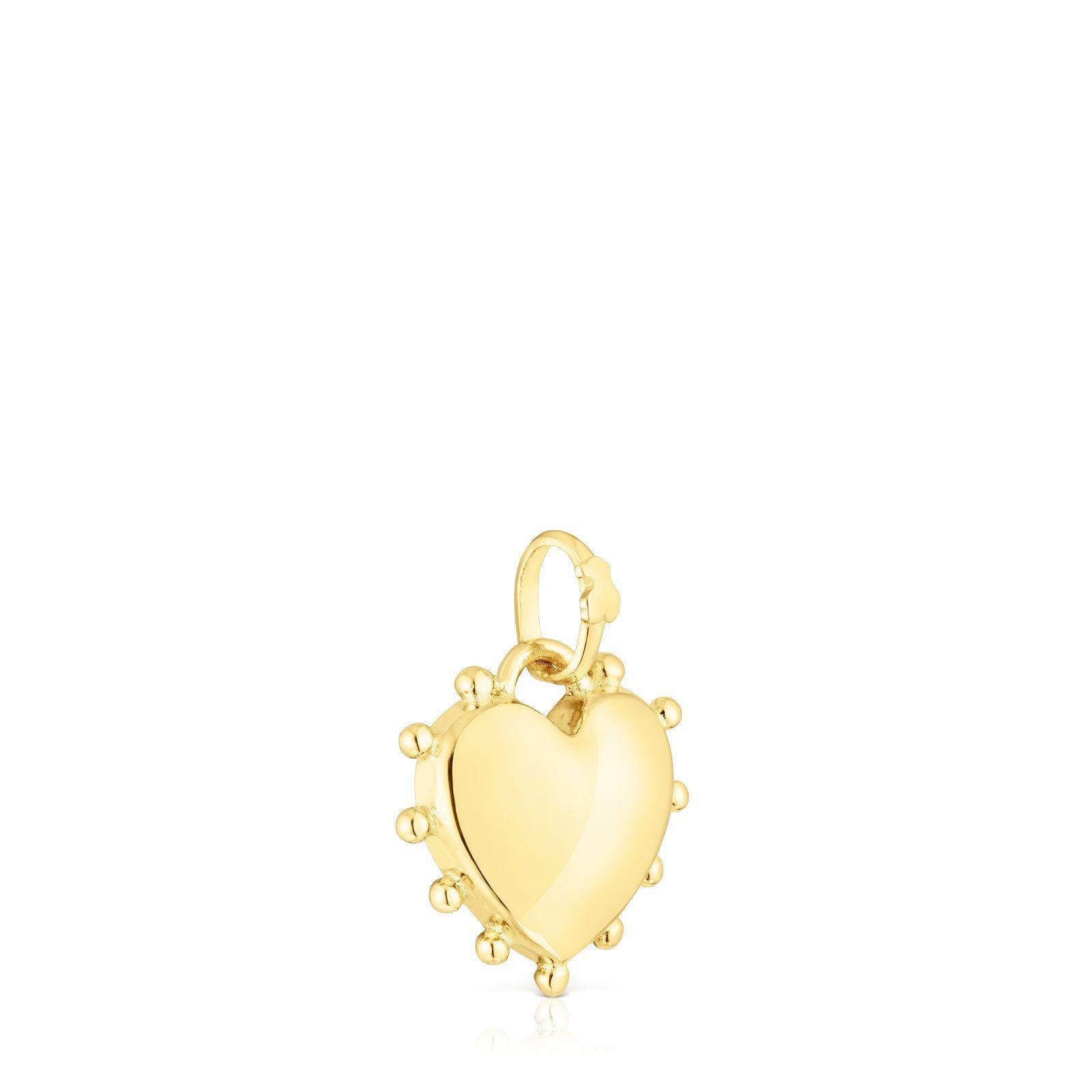 Colgante de plata vermeil corazón San Valentín Tous-1