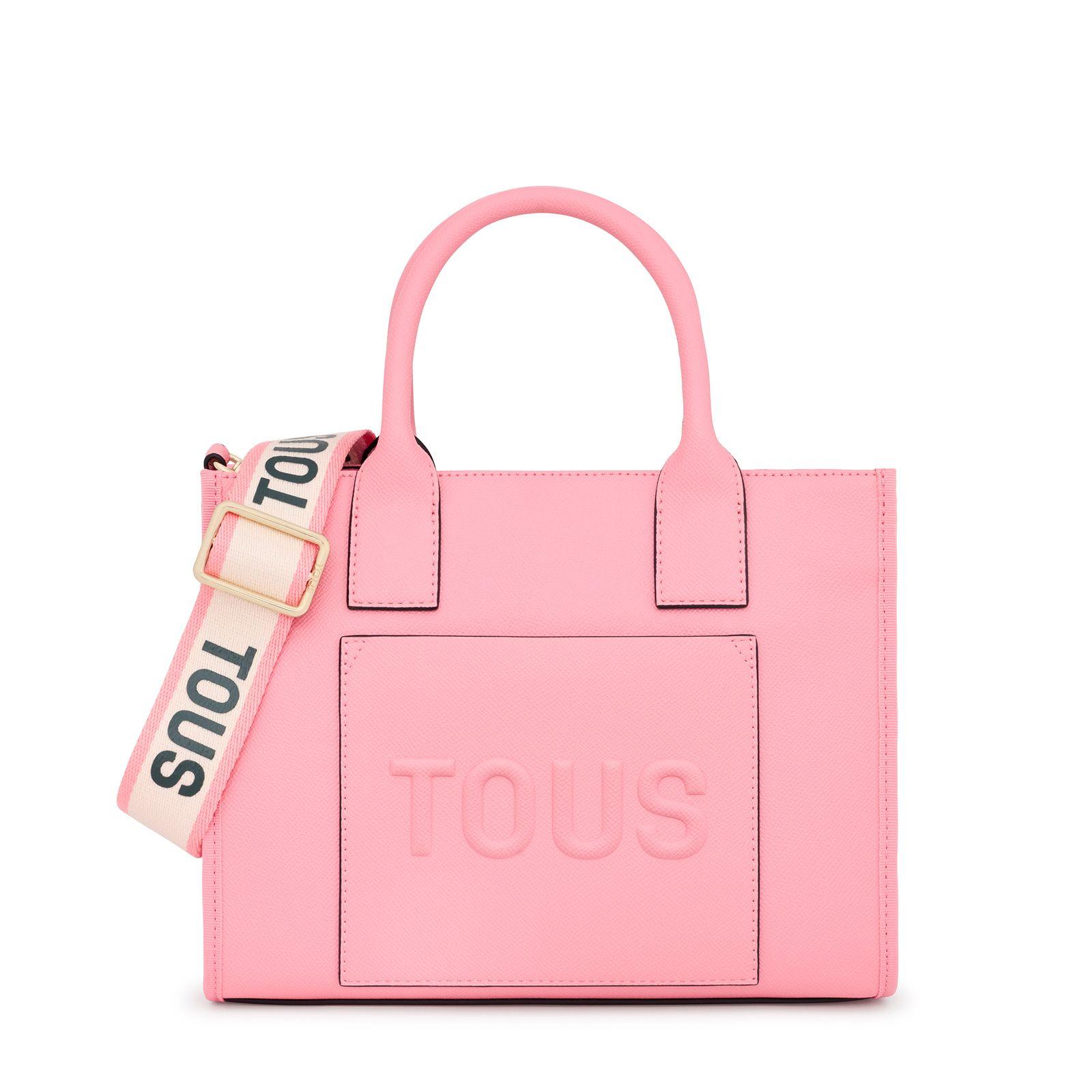 Bolso Shopping mediano Amaya rosa TOUS La Rue-0