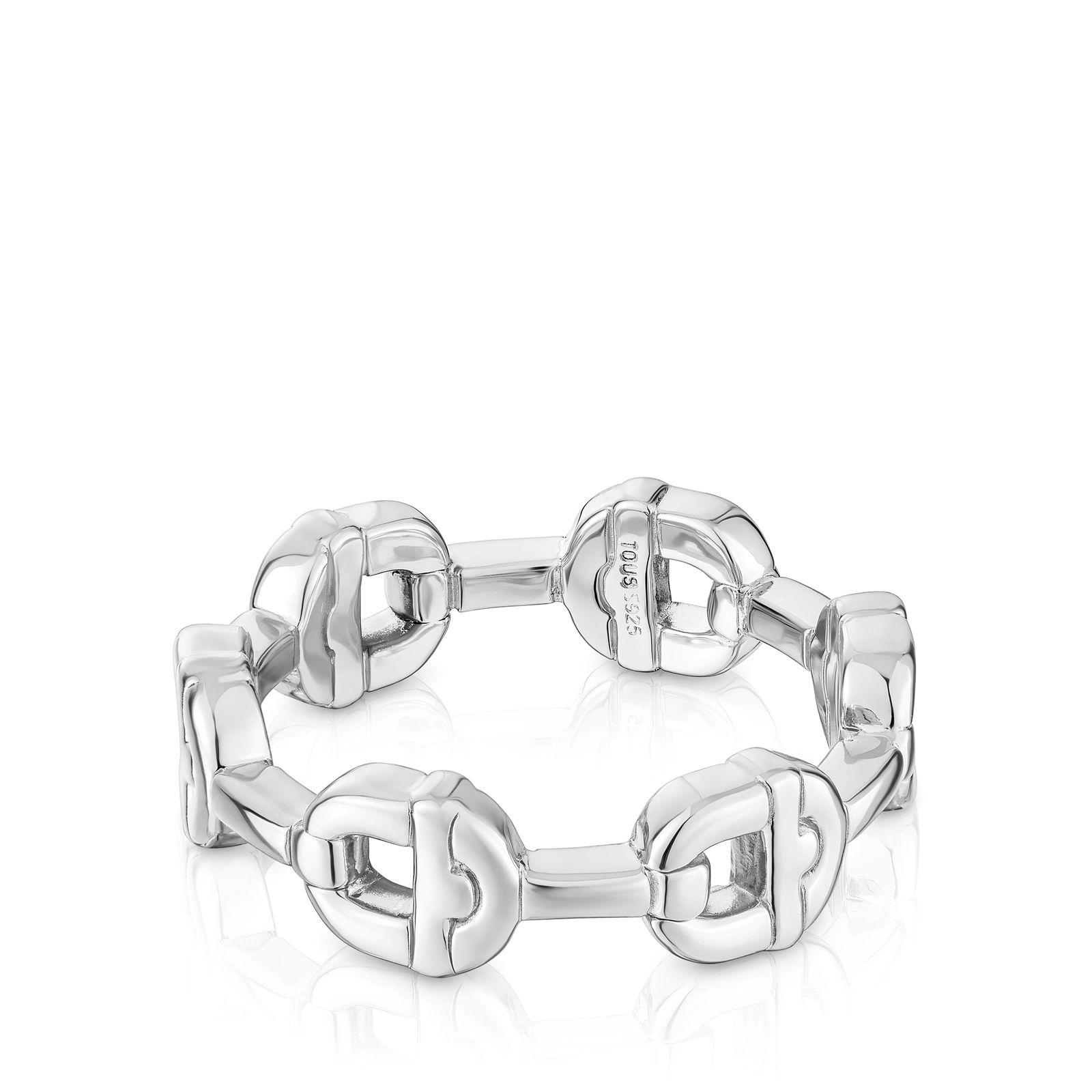 Anillo logo de plata TOUS MANIFESTO-2