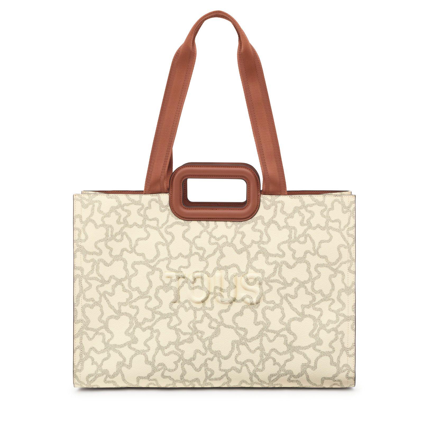 Shopper grande Amaya beige Kaos Icon-0