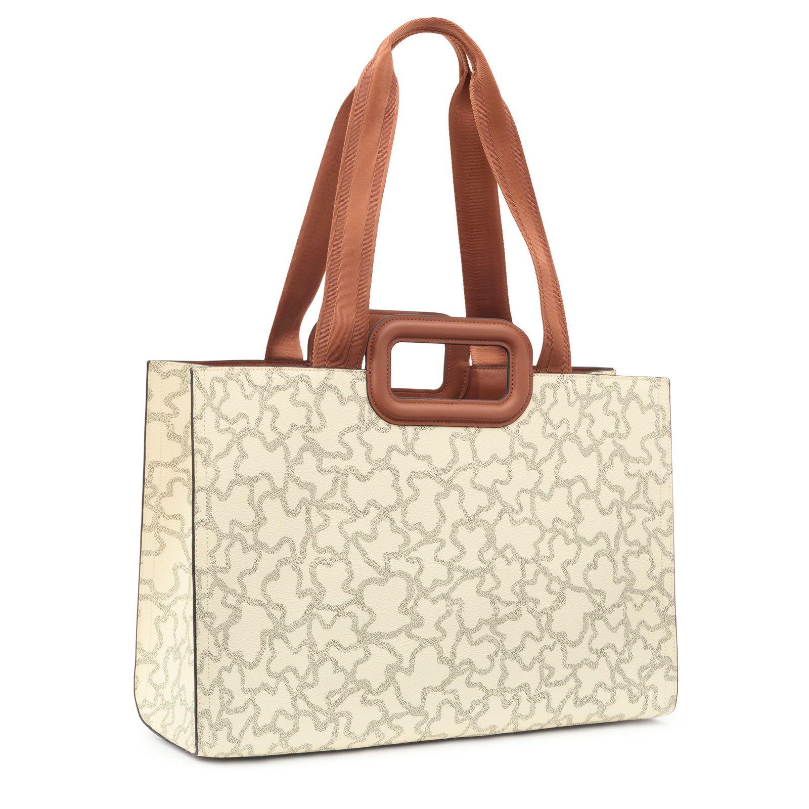 Shopper grande Amaya beige Kaos Icon-1