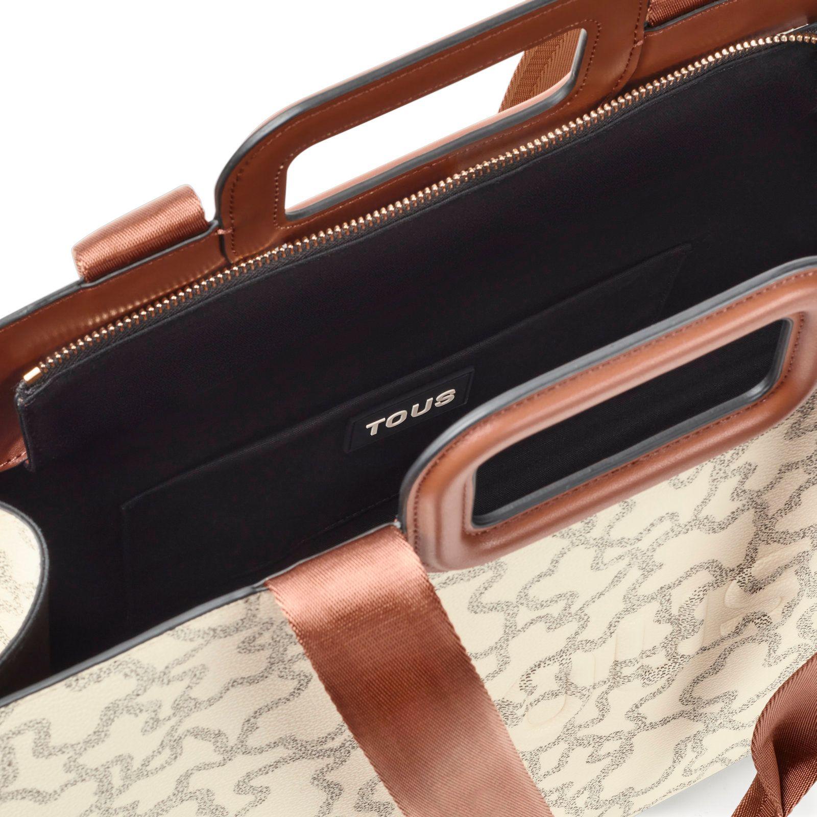 Shopper grande Amaya beige Kaos Icon-2