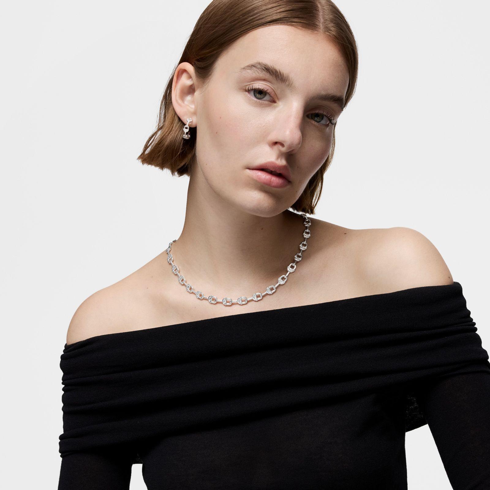 Collar corto logo de plata TOUS MANIFESTO-2