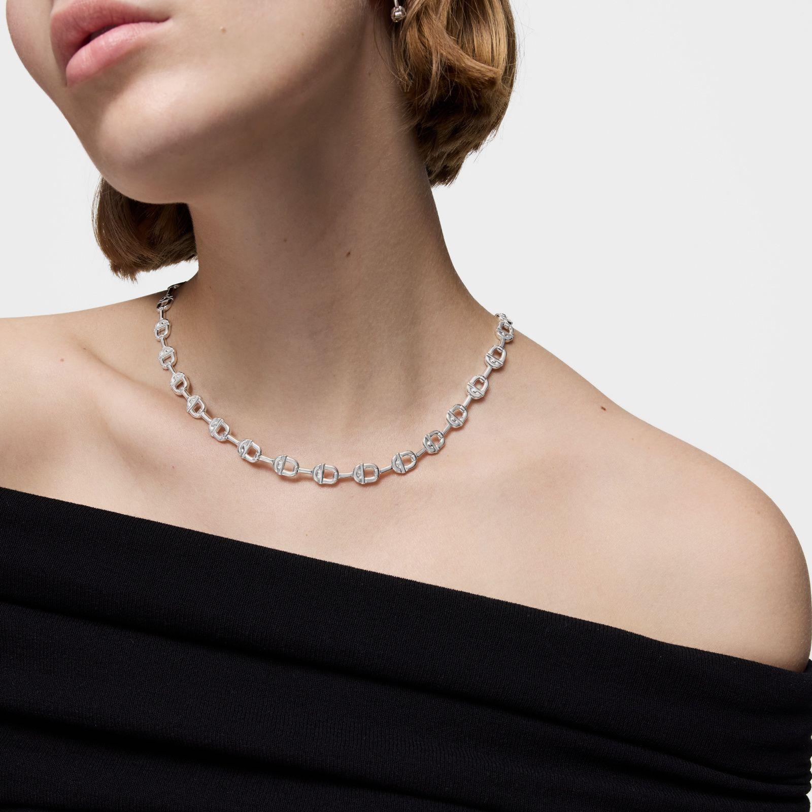 Collar corto logo de plata TOUS MANIFESTO-4