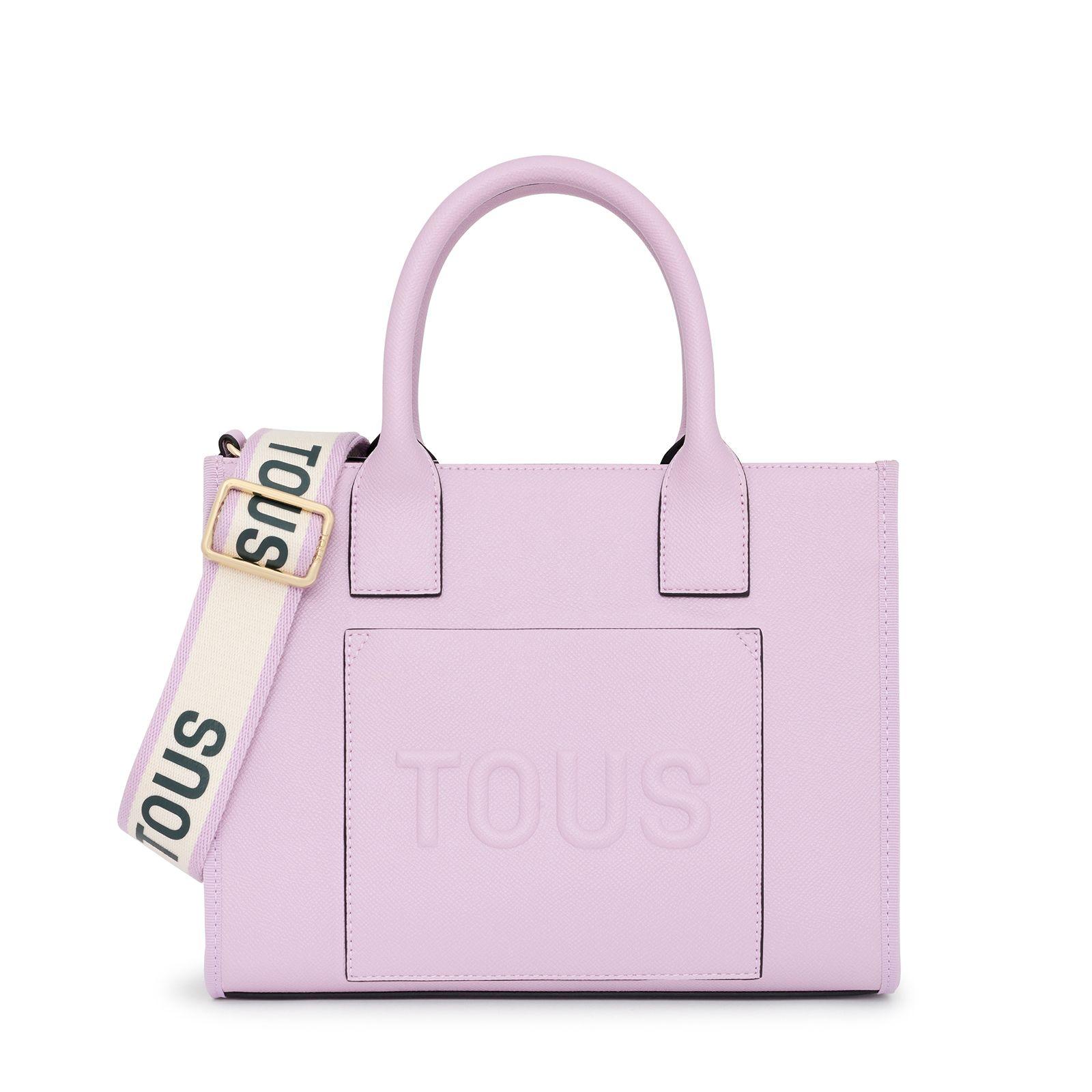 Bolso Shopping mediano Amaya malva La Rue Tous-0
