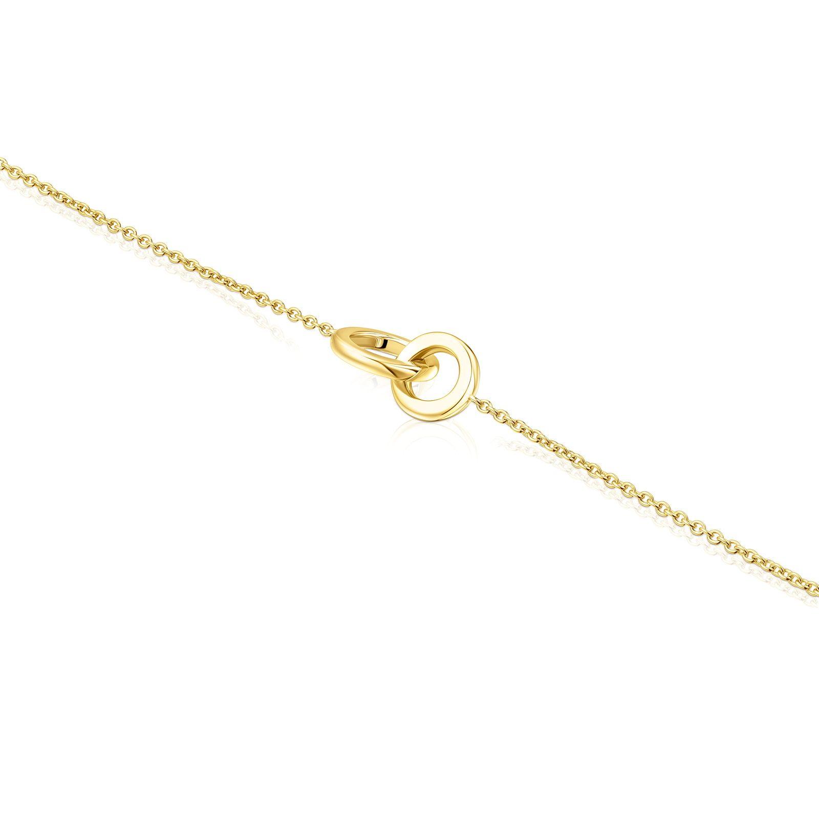 Pulsera con baño de oro 18 kt sobre plata TOUS Fellow-2