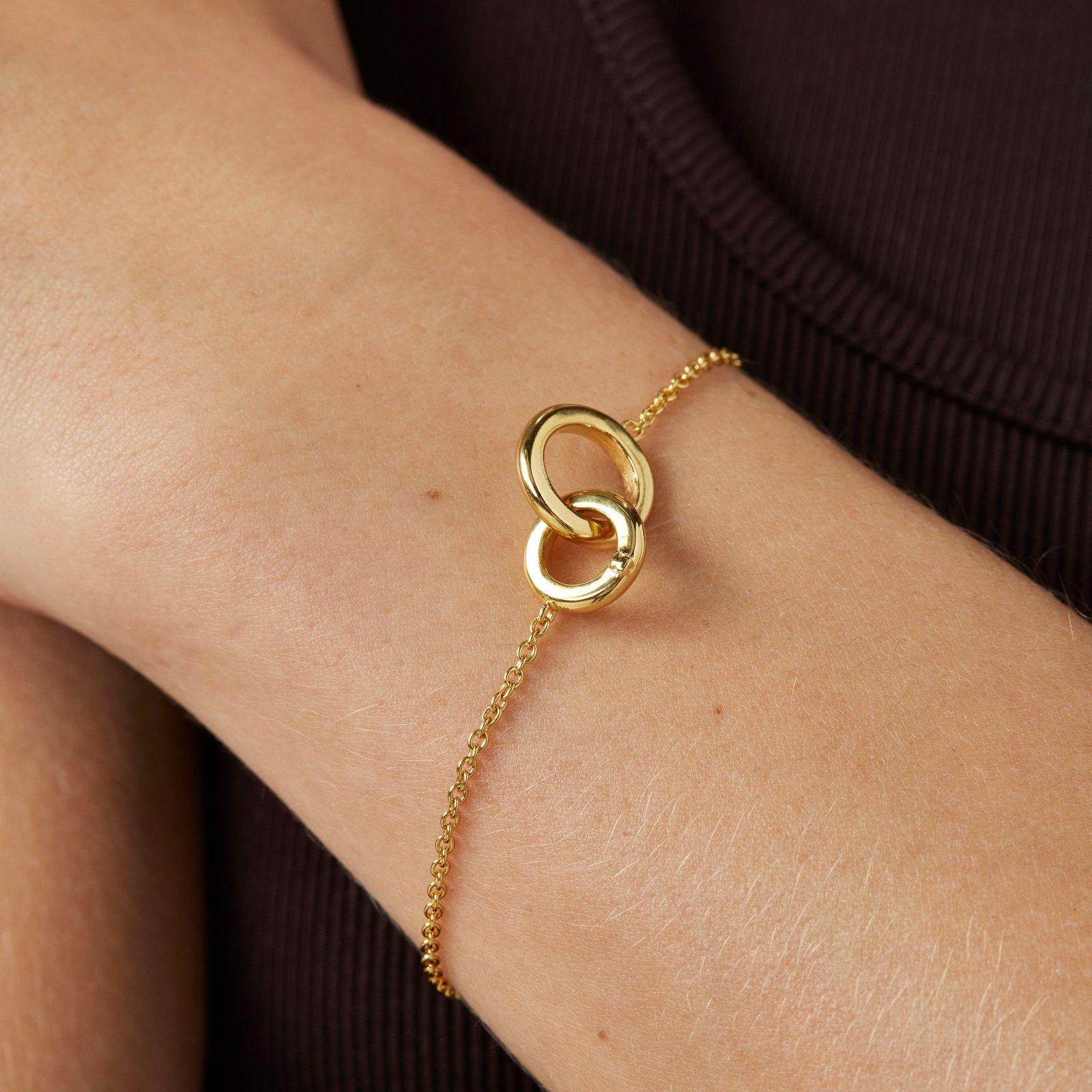 Pulsera con baño de oro 18 kt sobre plata TOUS Fellow-5