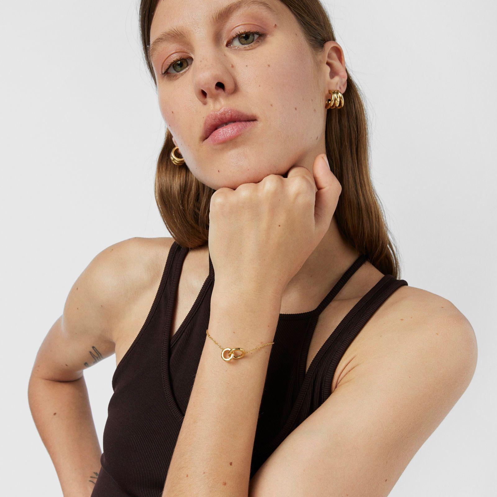 Pulsera con baño de oro 18 kt sobre plata TOUS Fellow-6