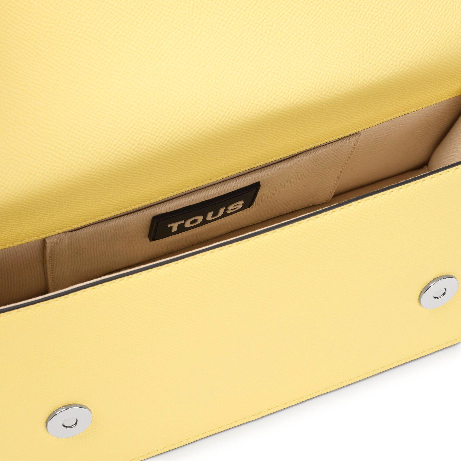 Bolso de hombro amarillo TOUS La Rue-2