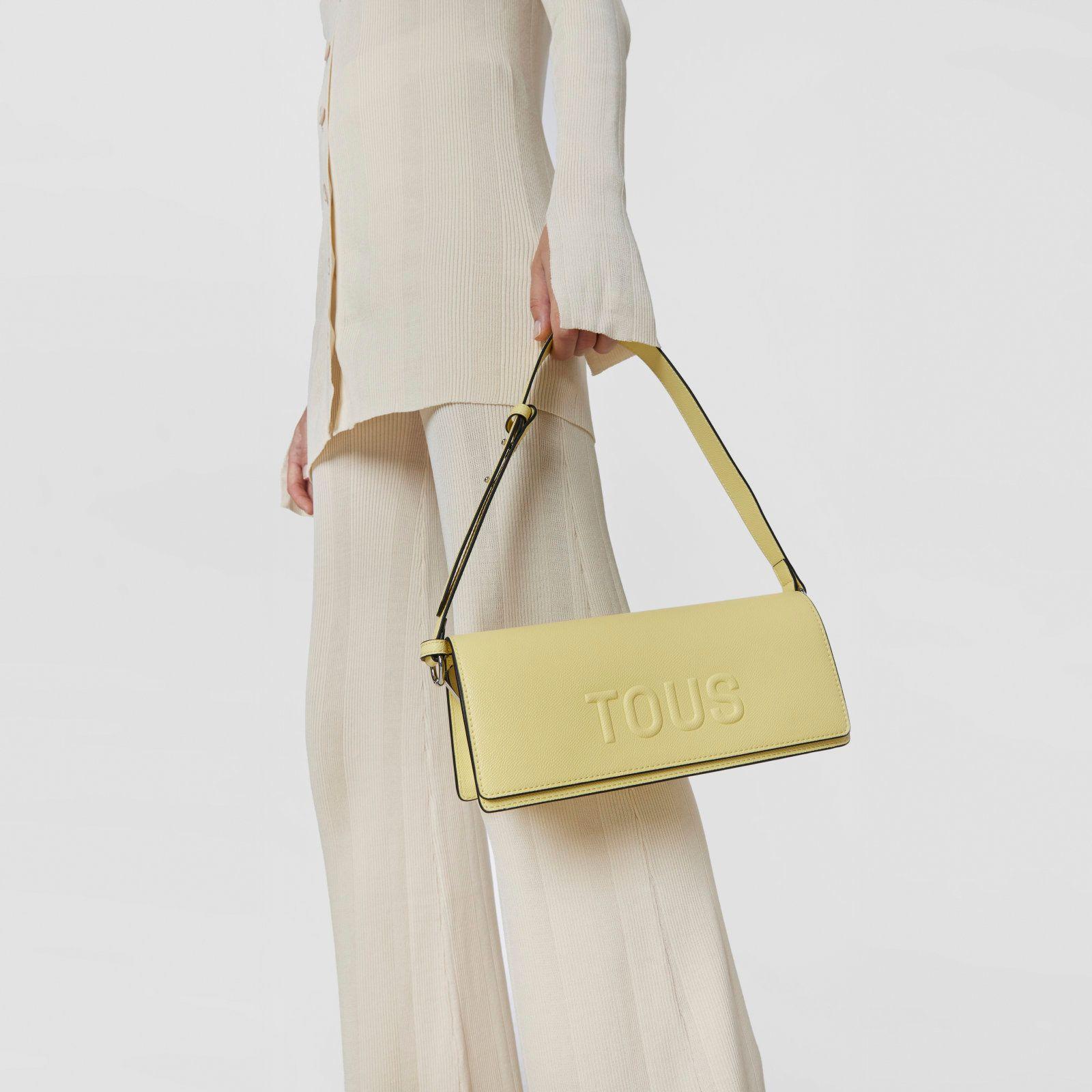 Bolso de hombro amarillo TOUS La Rue-4