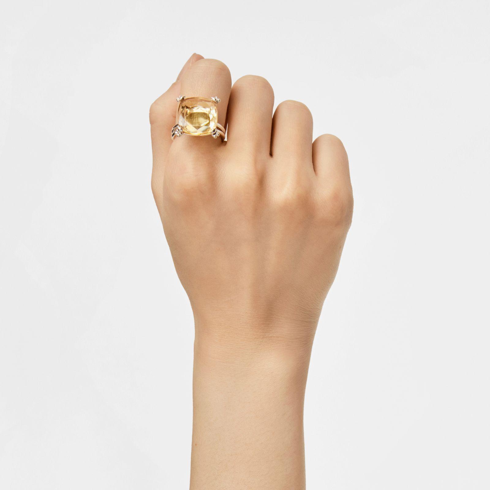 Anillo de plata y citrino Color Pills-3